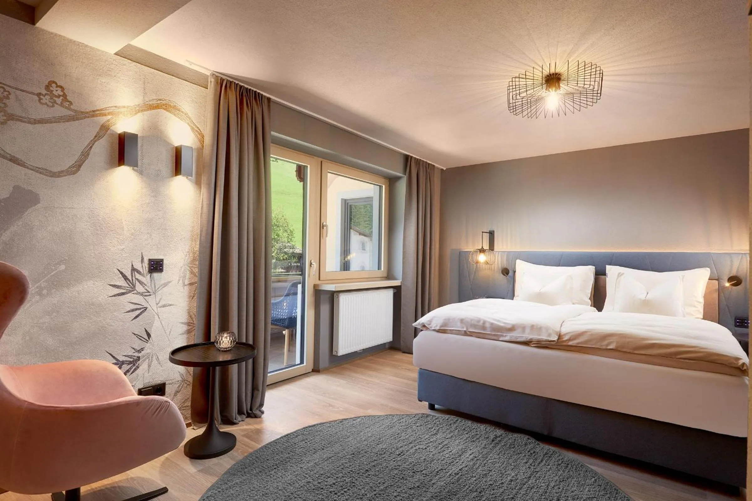 Bed in Adler Inn Tyrol Mountain Resort SUPERIOR