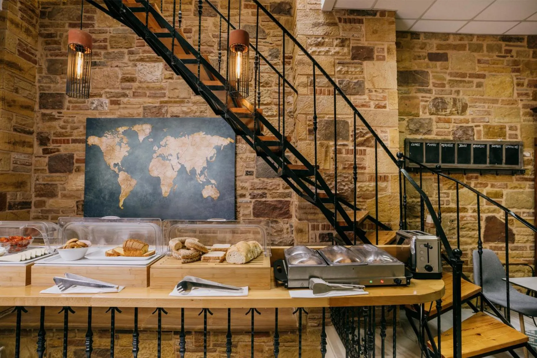 Buffet breakfast in Chios City Inn