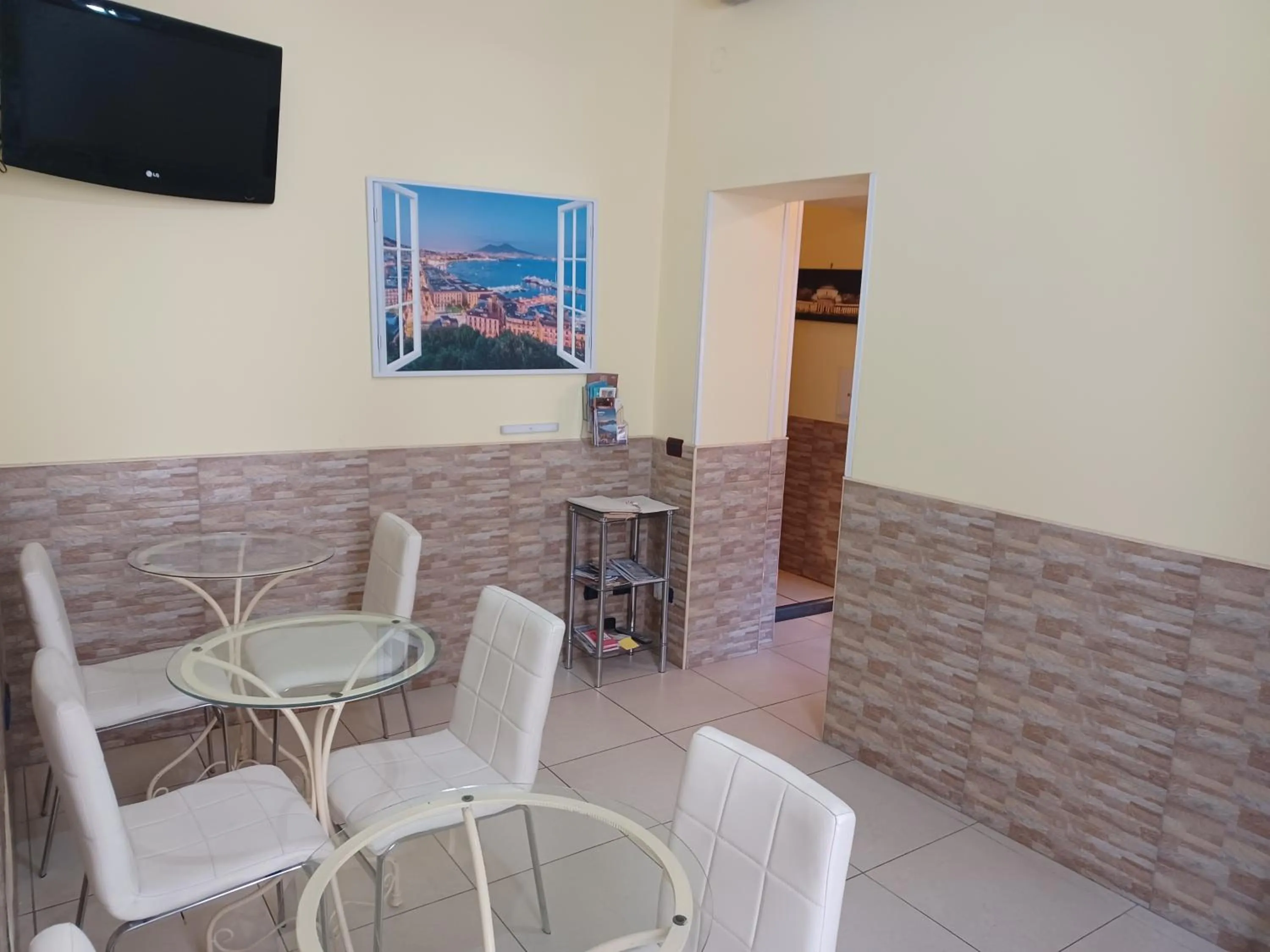 Living room in B&B Quattro Palazzi Napoli Centro