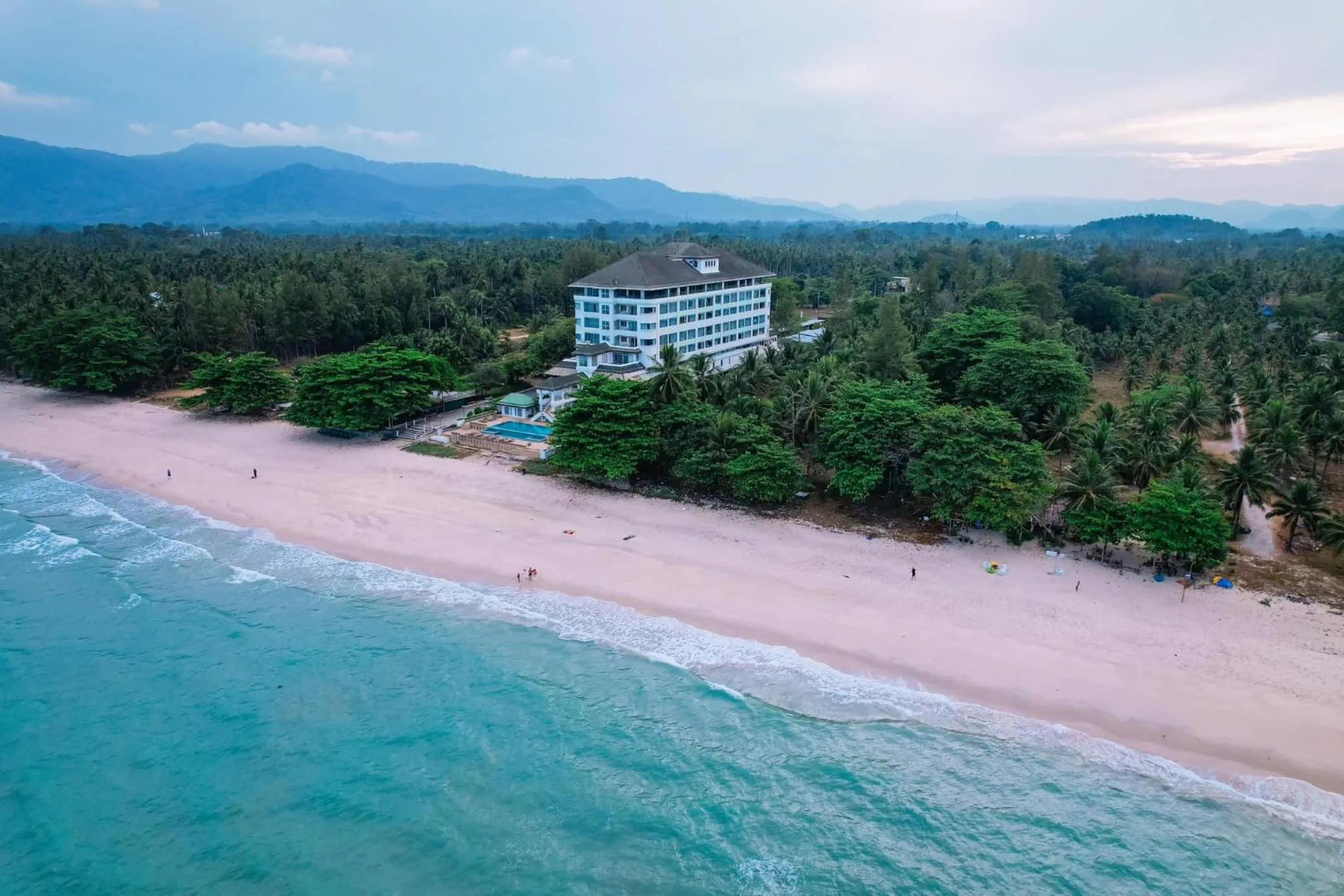 Bird's eye view in Khanom Golden Beach Hotel