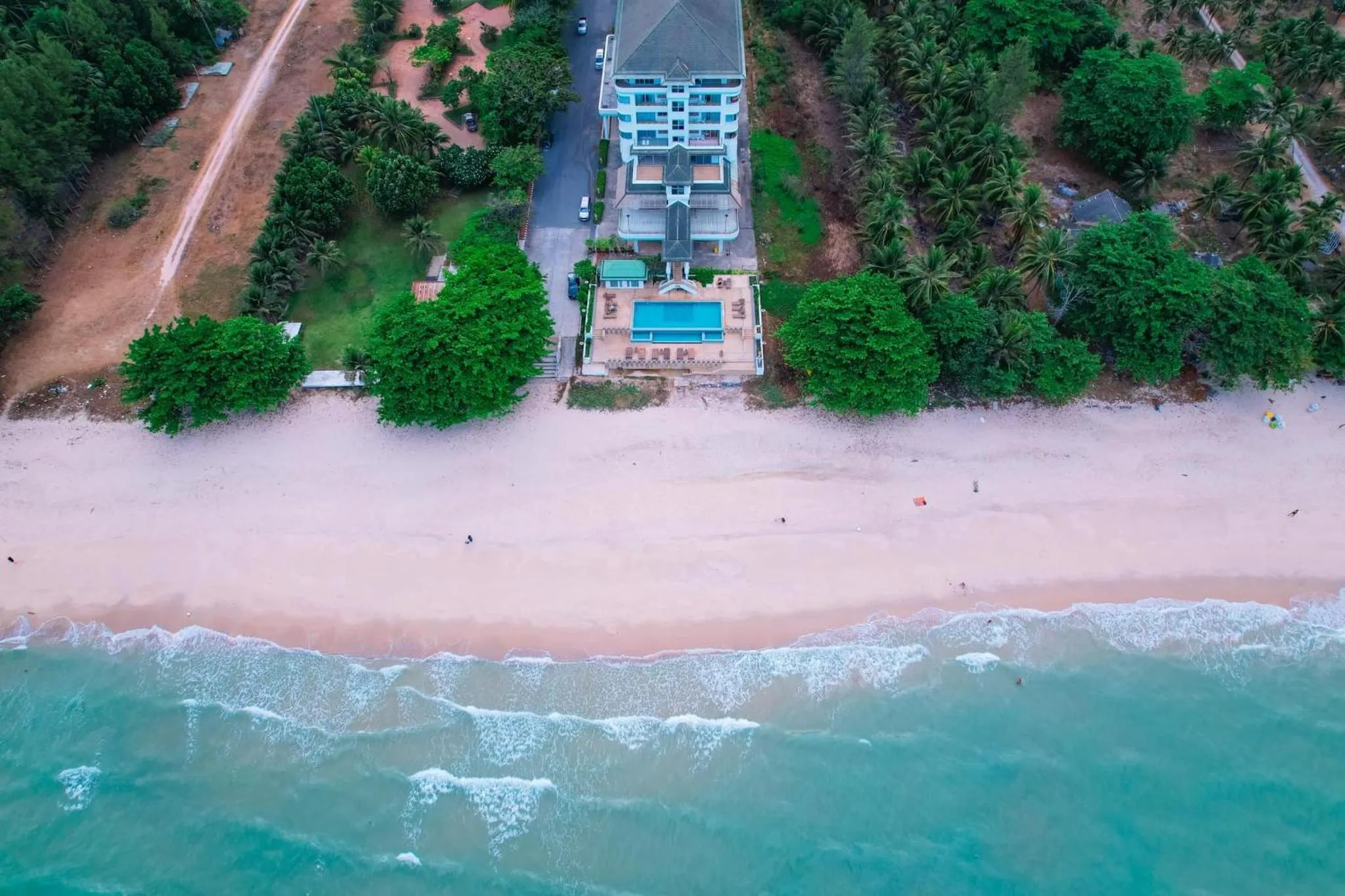 Bird's eye view in Khanom Golden Beach Hotel