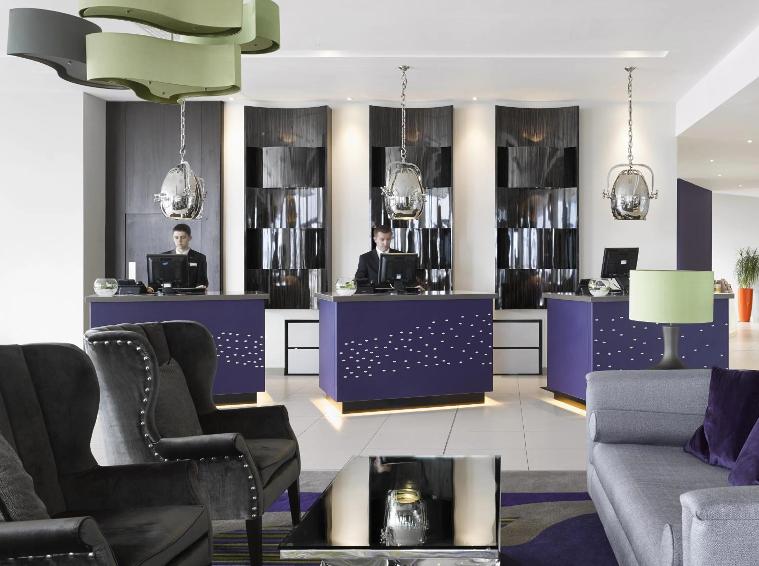 Lobby or reception in Radisson Blu Waterfront Hotel, Jersey