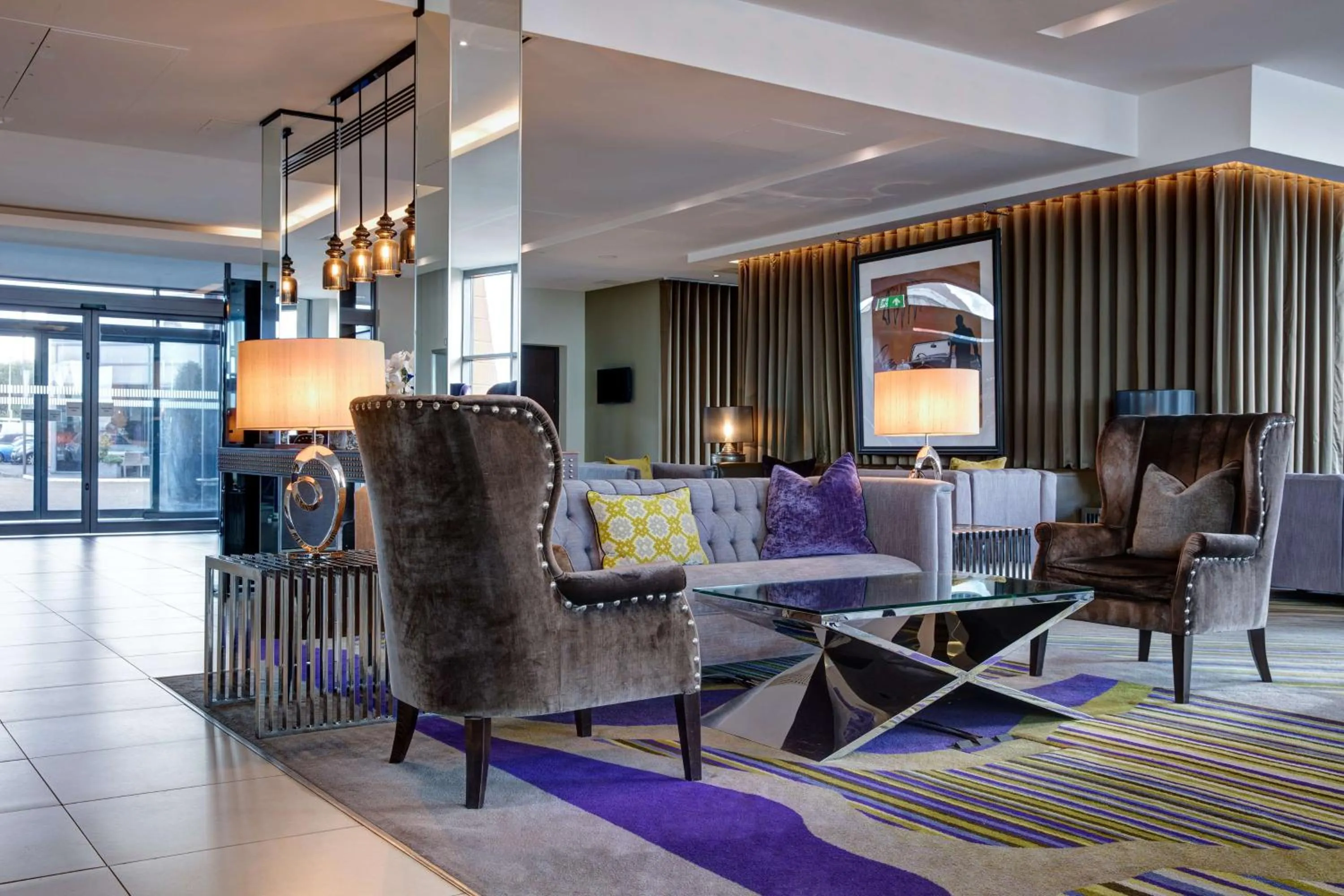 Lobby or reception in Radisson Blu Waterfront Hotel, Jersey