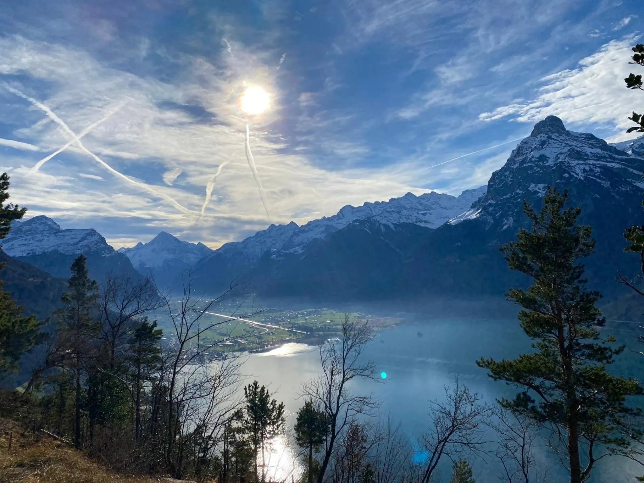 Mountain view in Hotel Krone