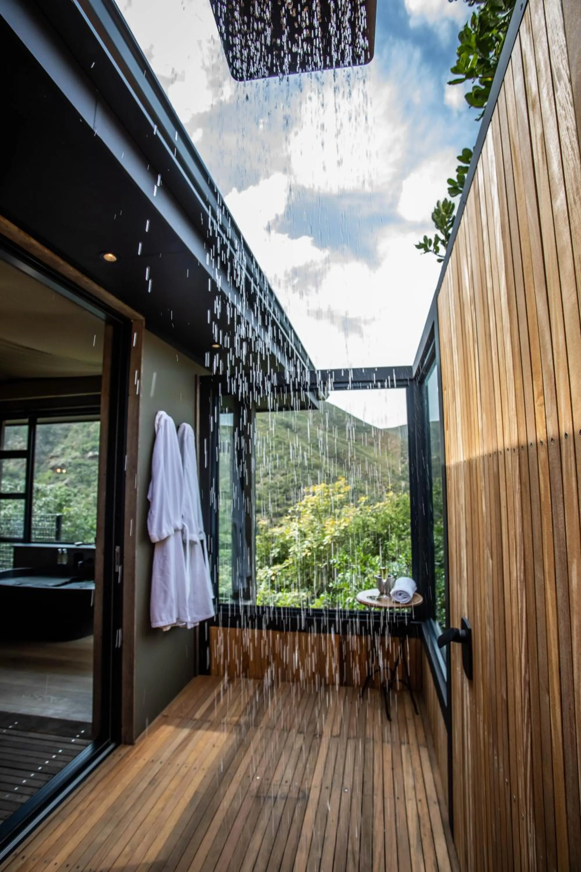 Shower in Botlierskop Tented Lodge