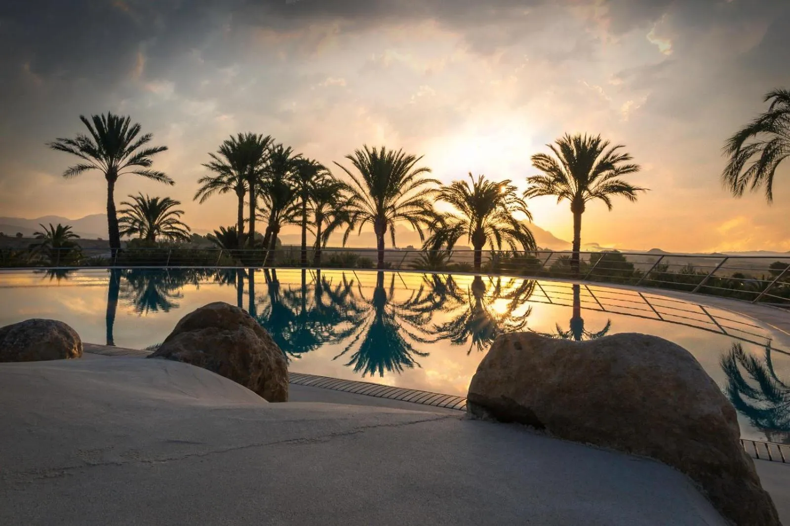 Swimming pool in Balneario de Leana