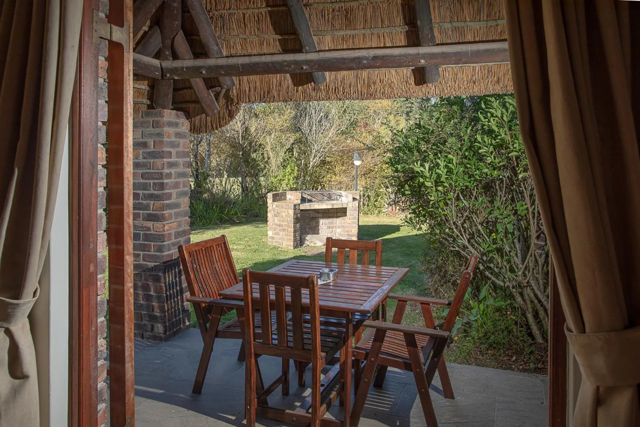 Patio in Coral Tree Cottages