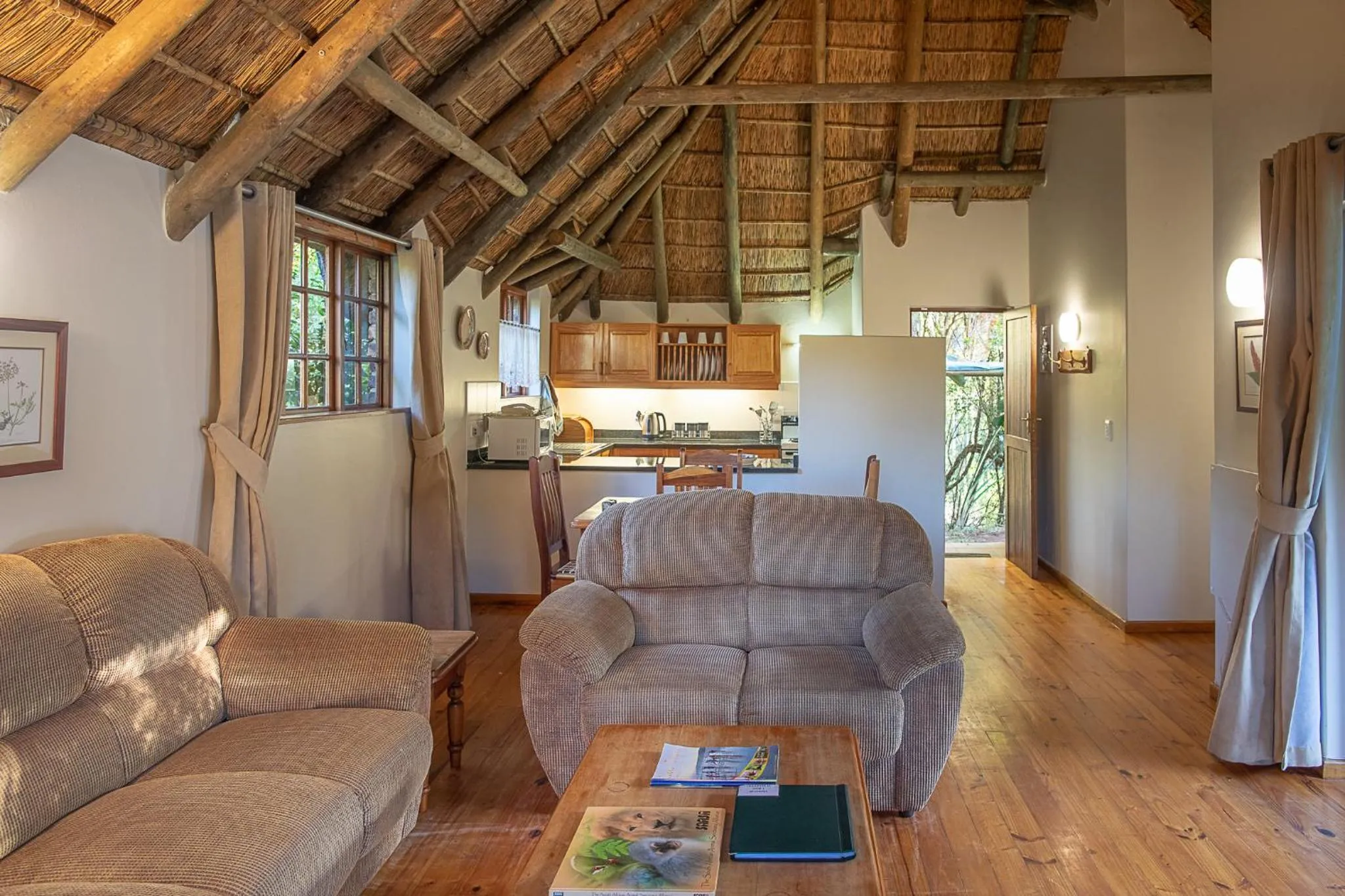 Living room in Coral Tree Cottages