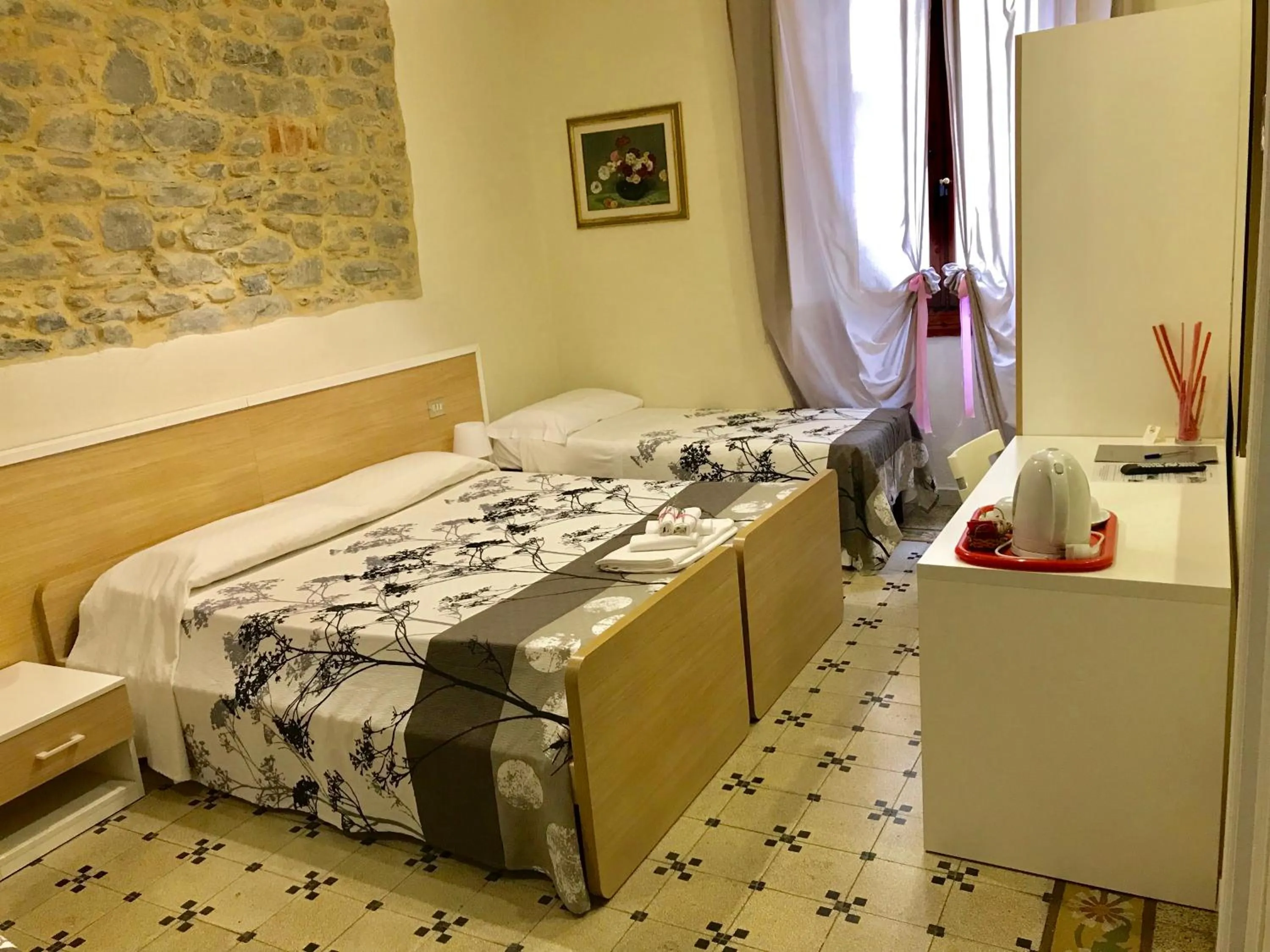 Bed in La Speranza Hotel Grazzini