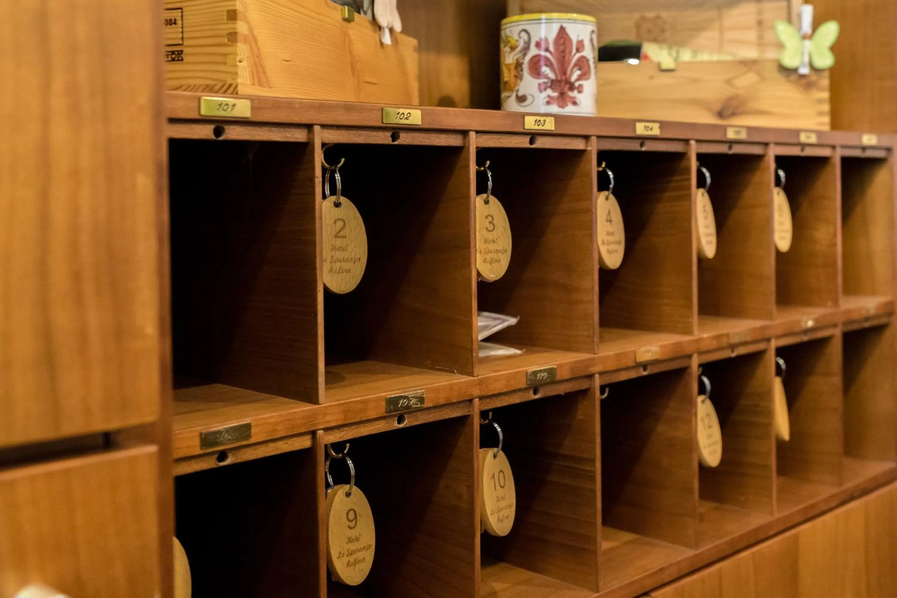 Lobby or reception in La Speranza Hotel Grazzini