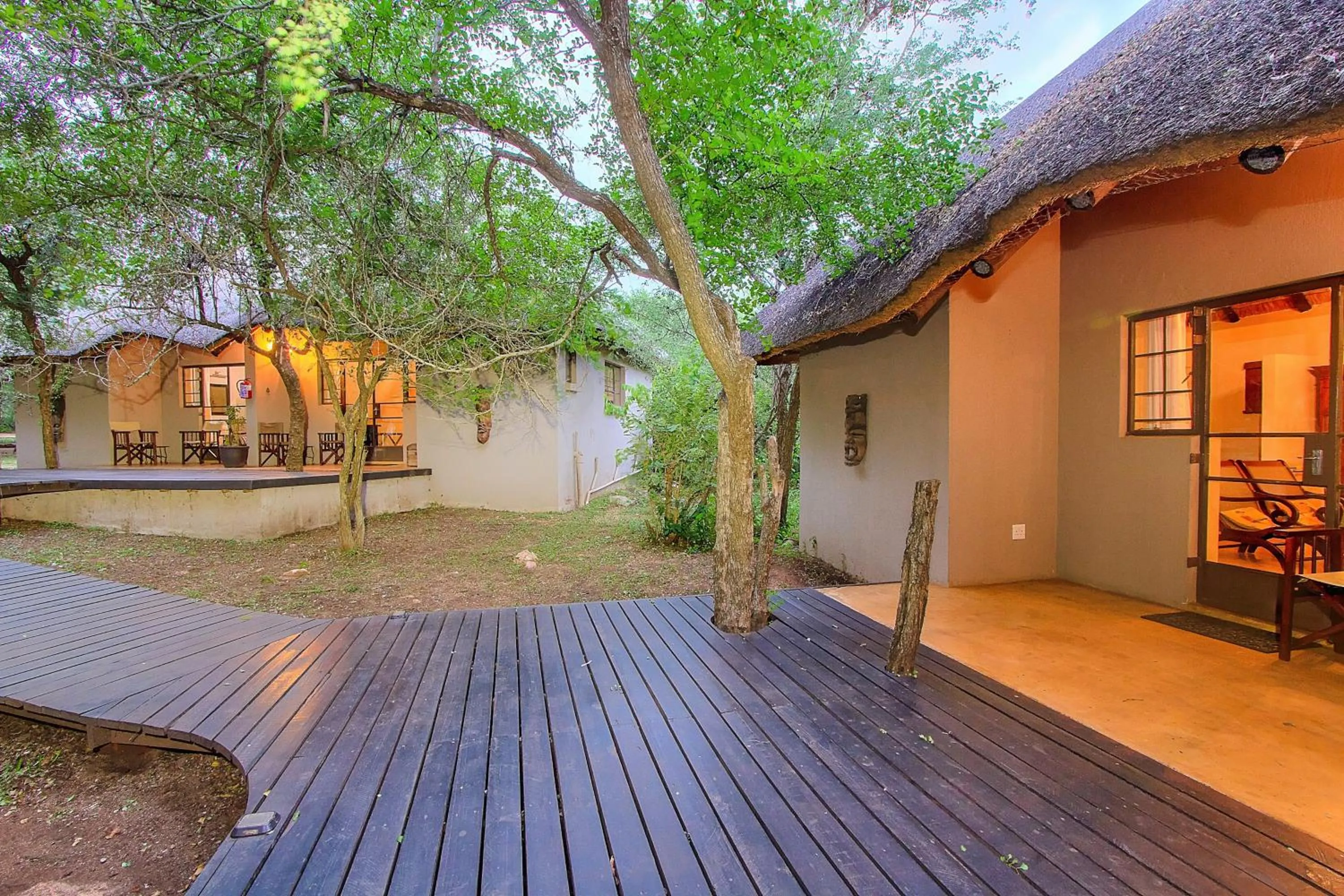 Patio in Mvuradona Safari Lodge