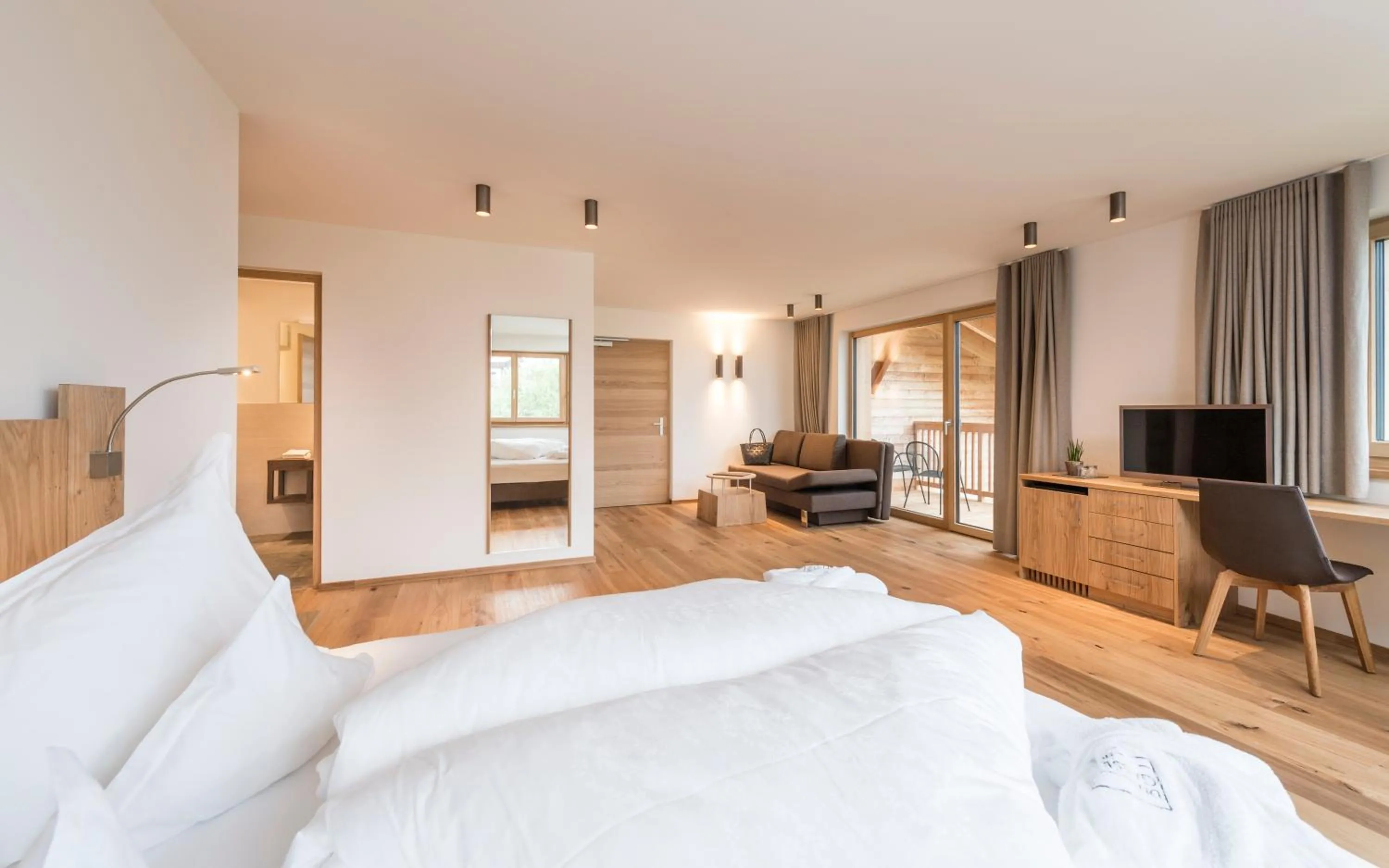 Bed in Hotel Gasserhof