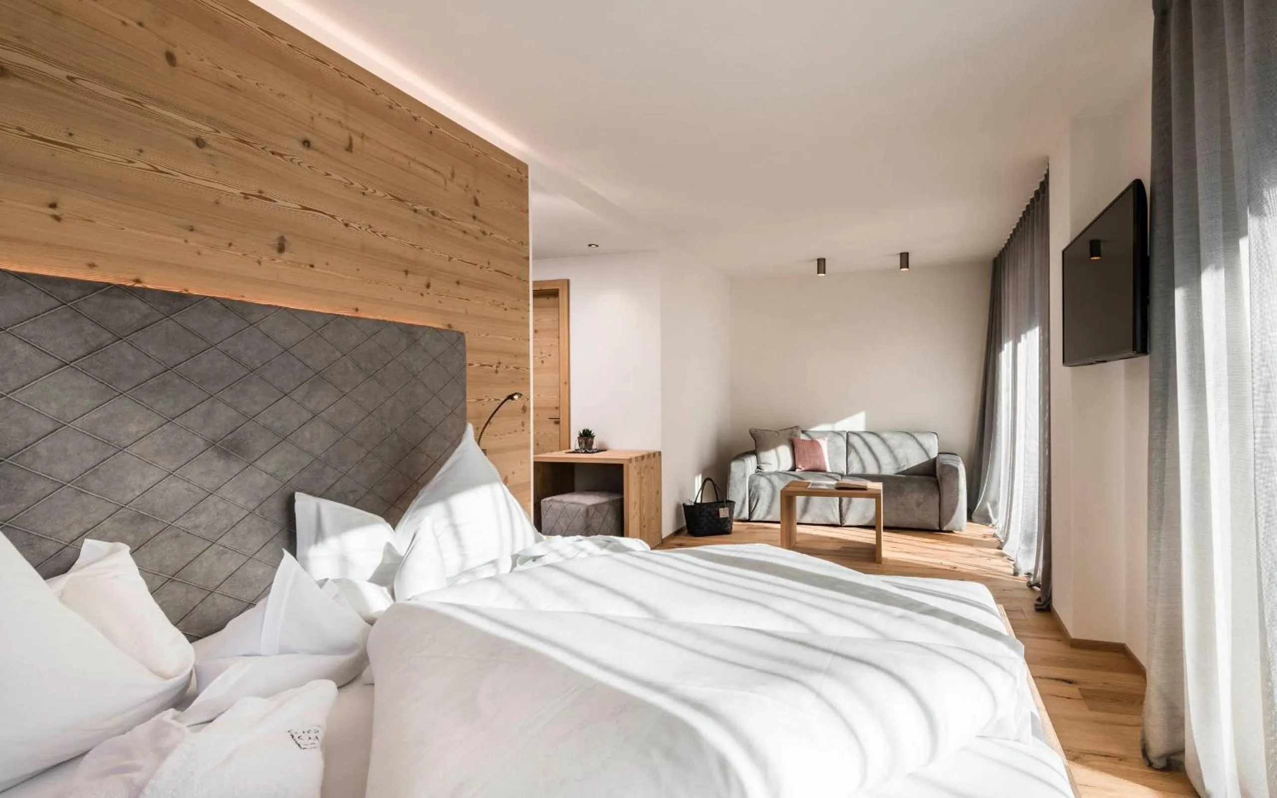 Bed in Hotel Gasserhof