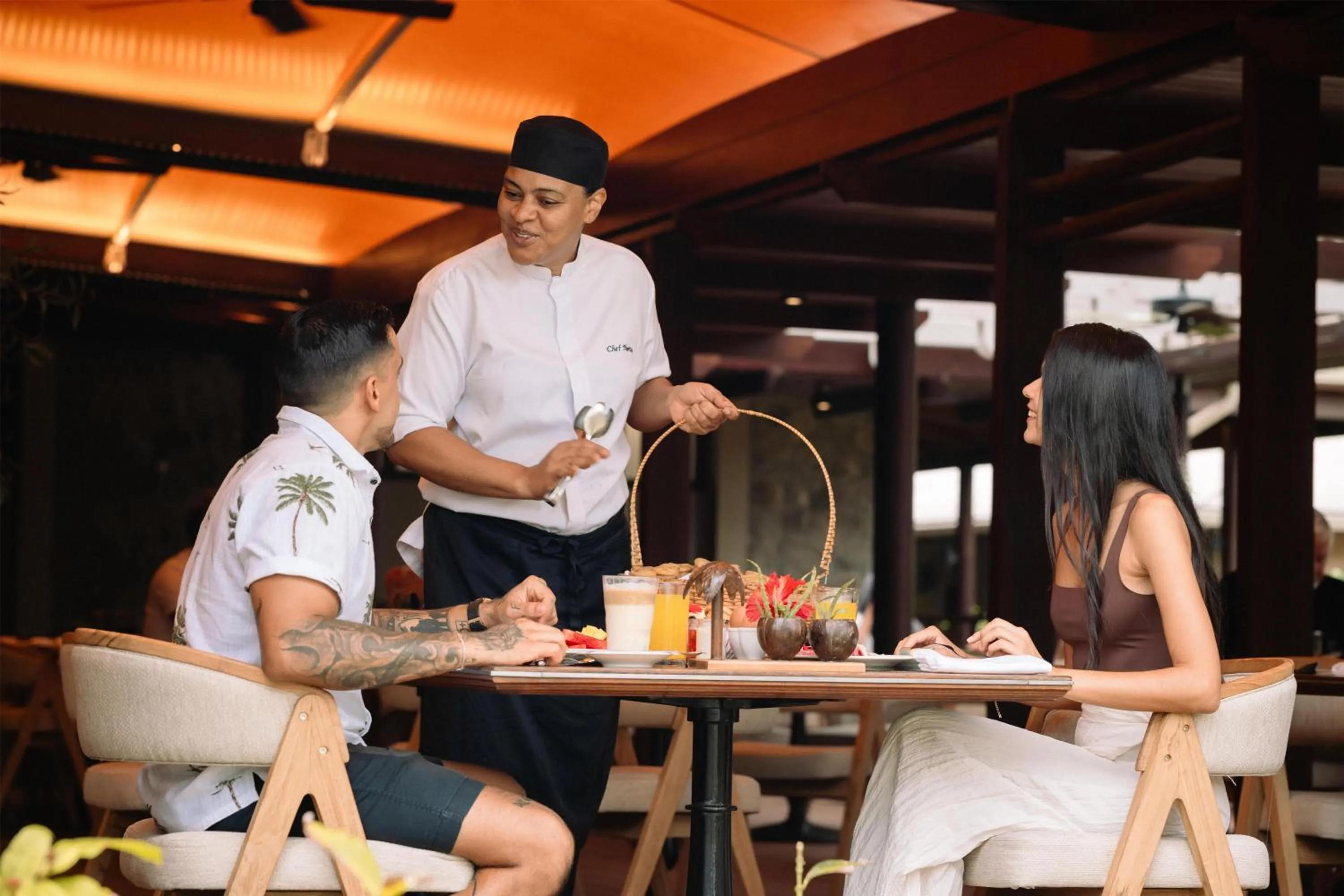 Breakfast in Kempinski Seychelles Resort