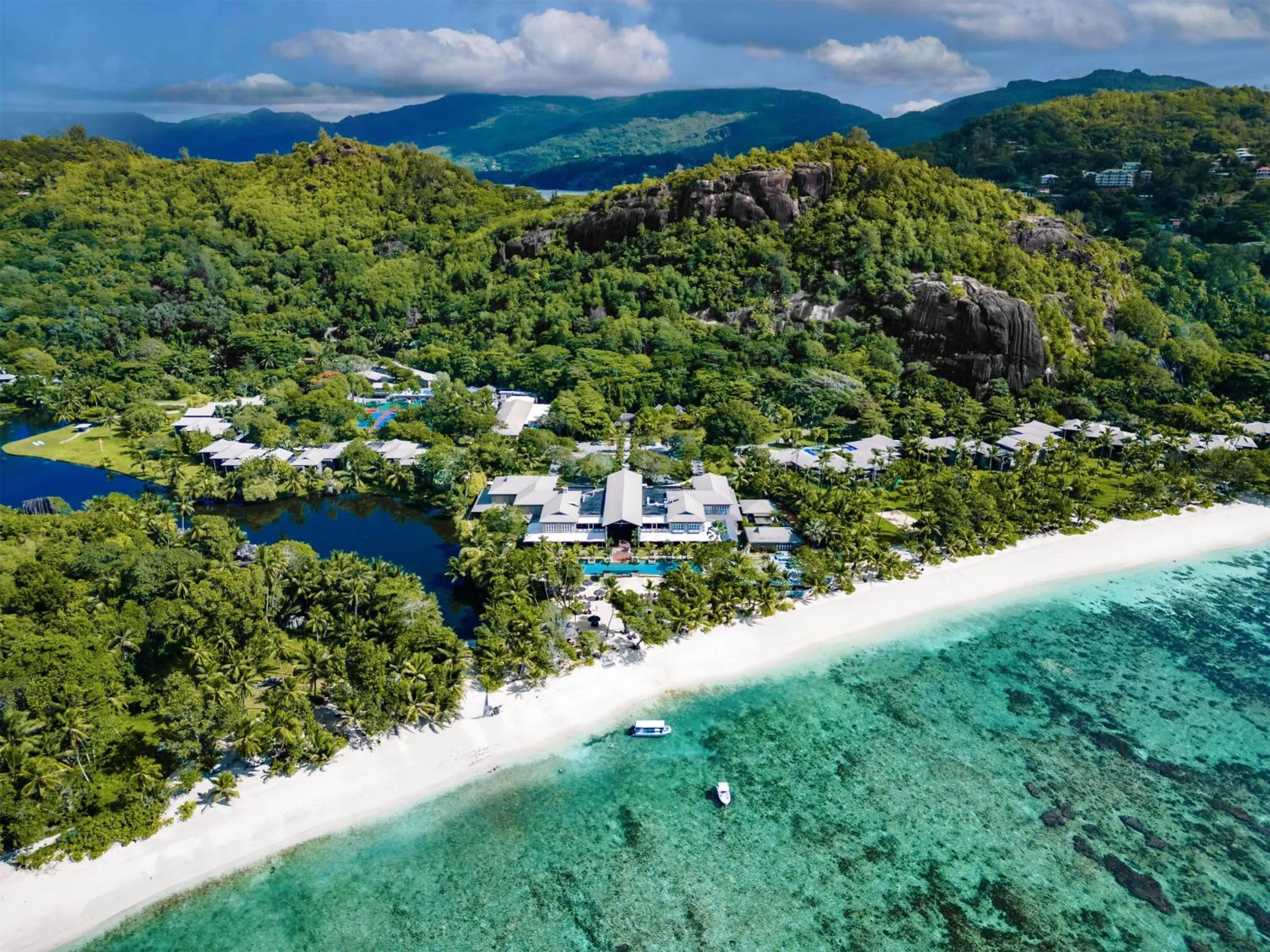 Property building in Kempinski Seychelles Resort