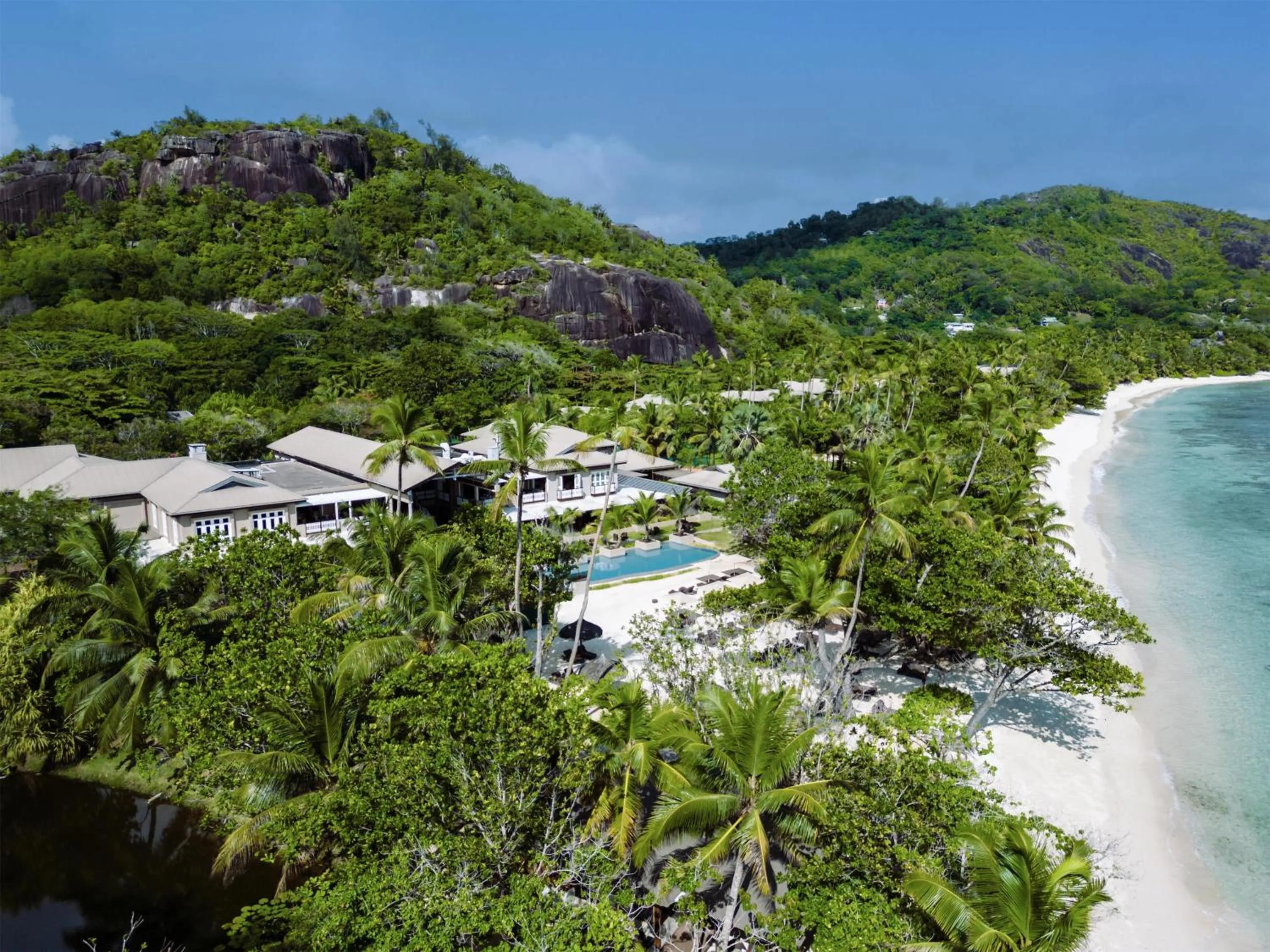 Property building in Kempinski Seychelles Resort