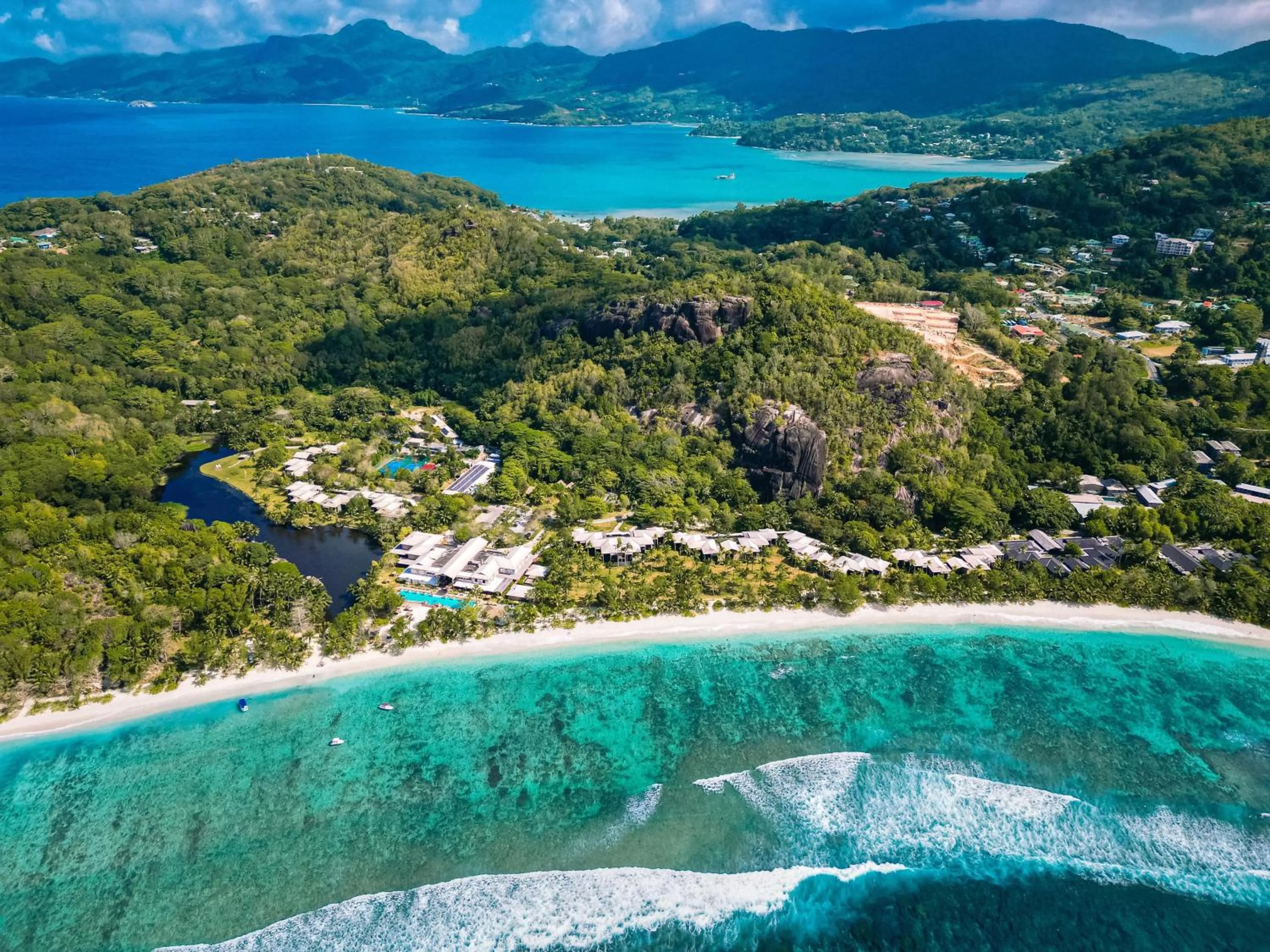 Beach in Kempinski Seychelles Resort