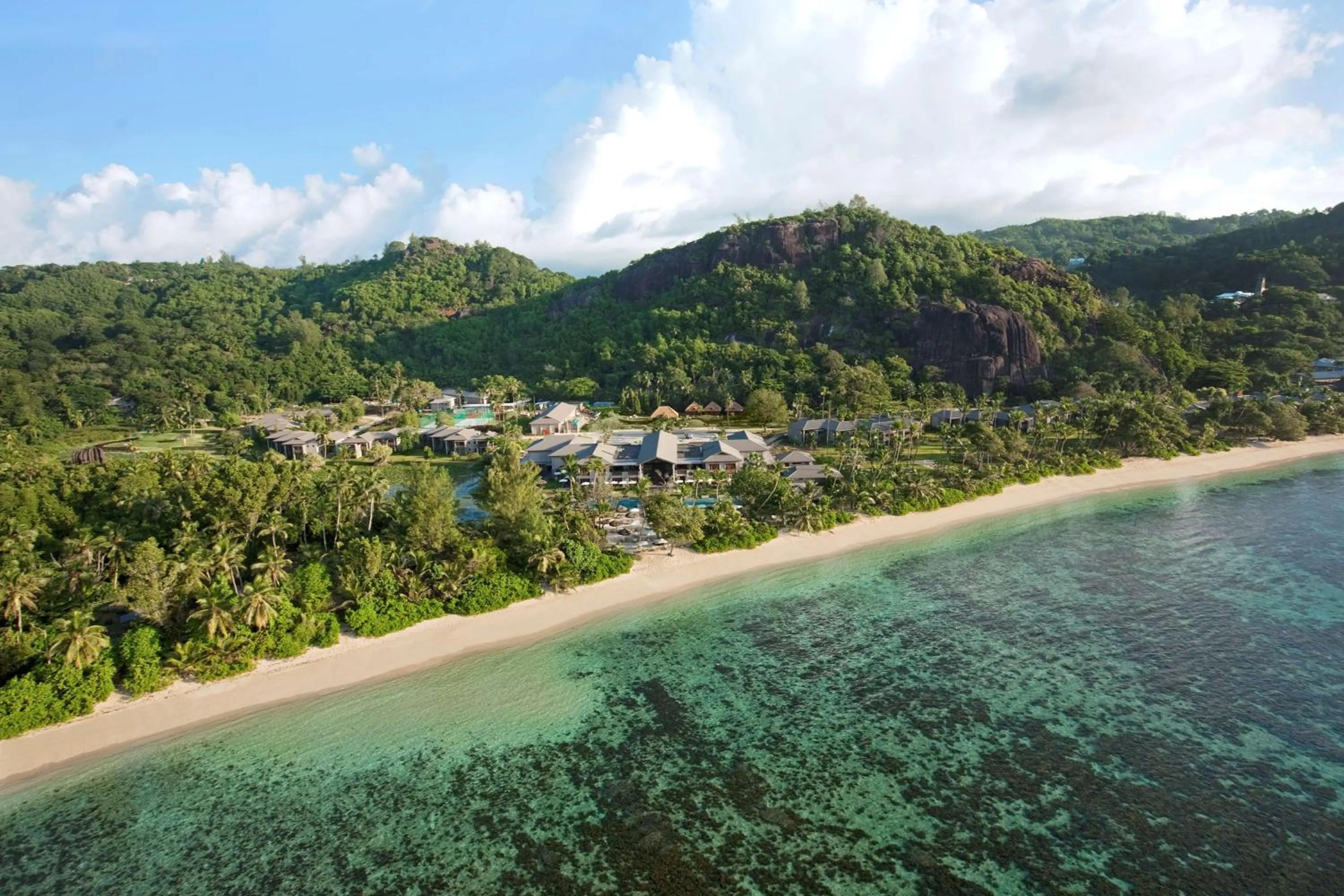 Property building in Kempinski Seychelles Resort