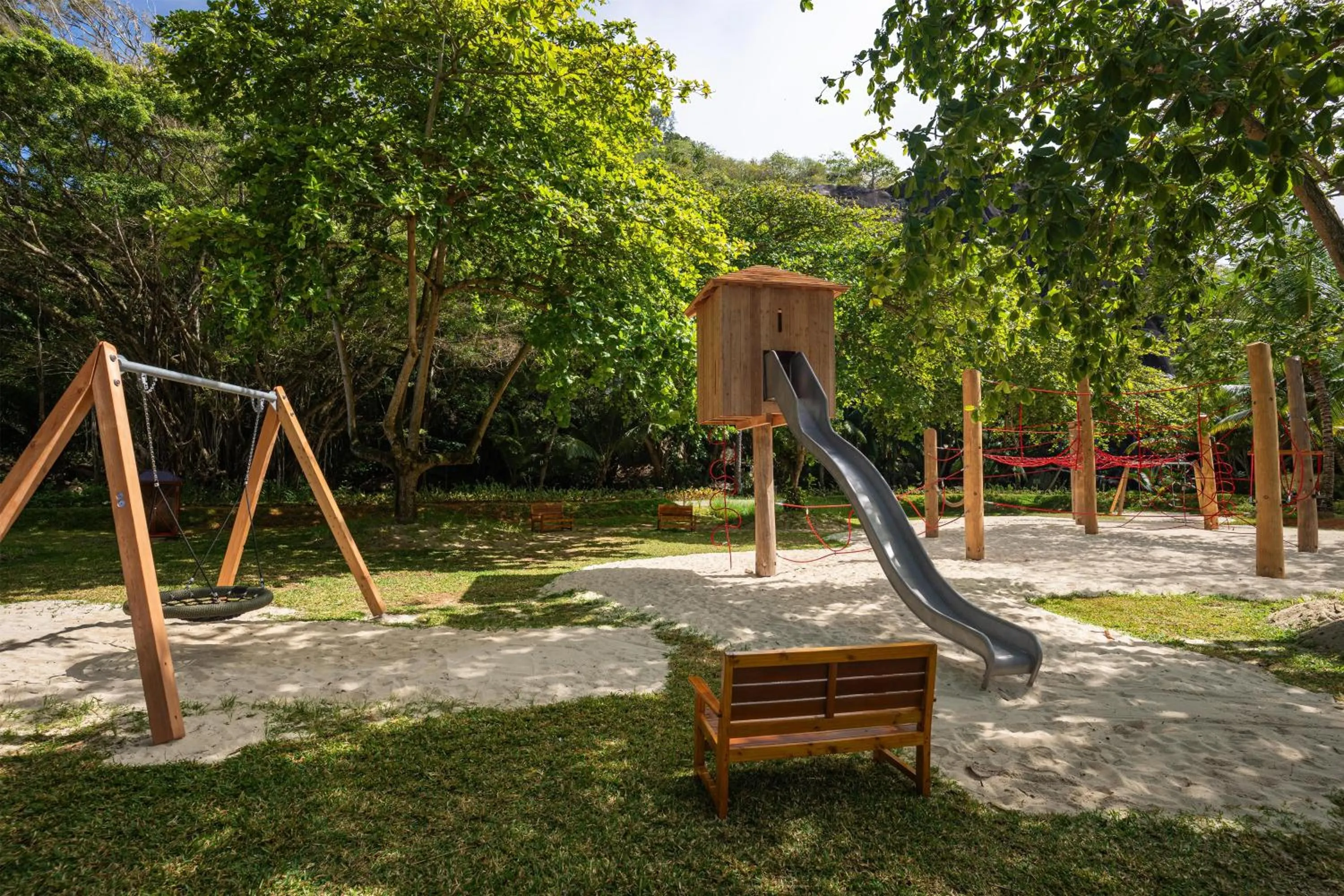 Property building in Kempinski Seychelles Resort