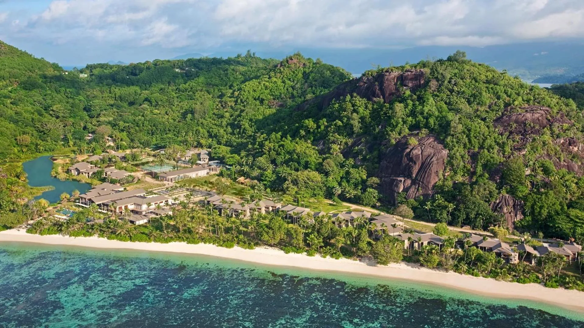 Natural landscape in Kempinski Seychelles Resort