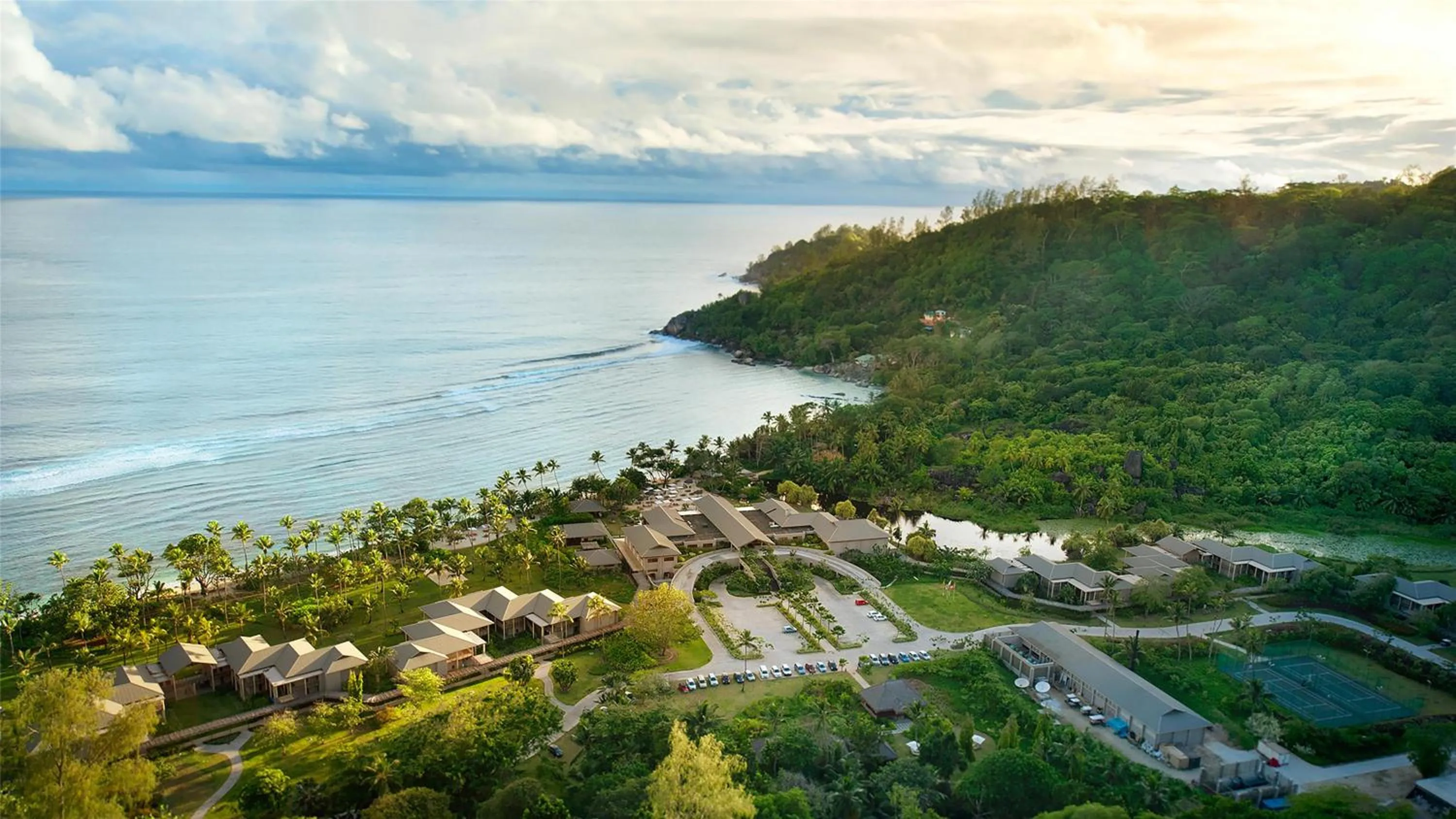 Property building in Kempinski Seychelles Resort