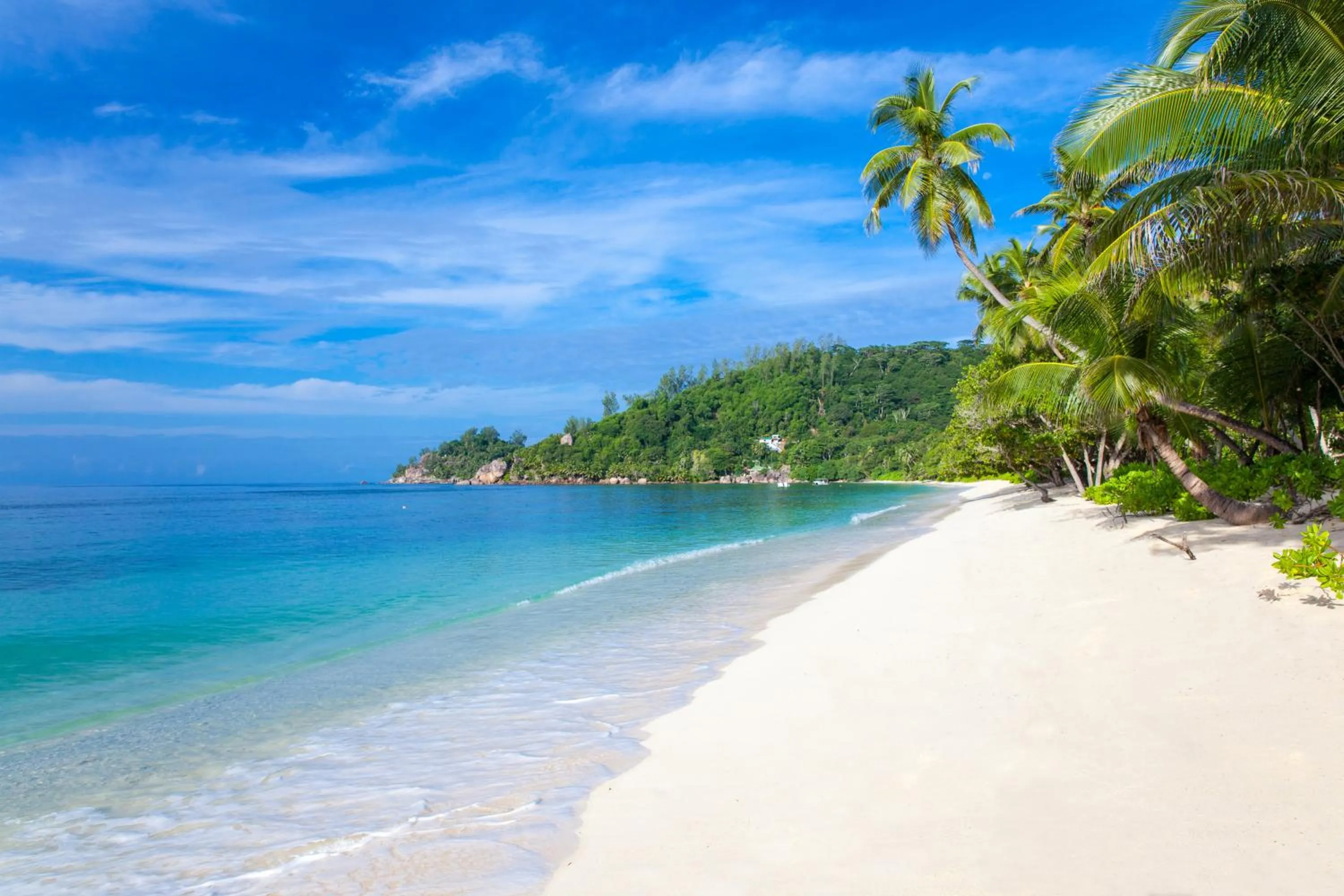Beach in Kempinski Seychelles Resort