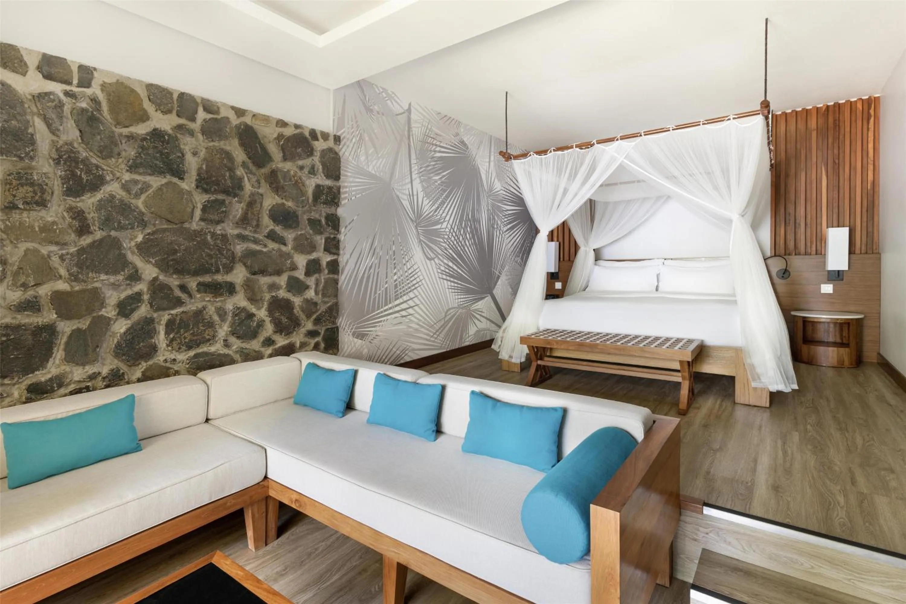 Property building in Kempinski Seychelles Resort