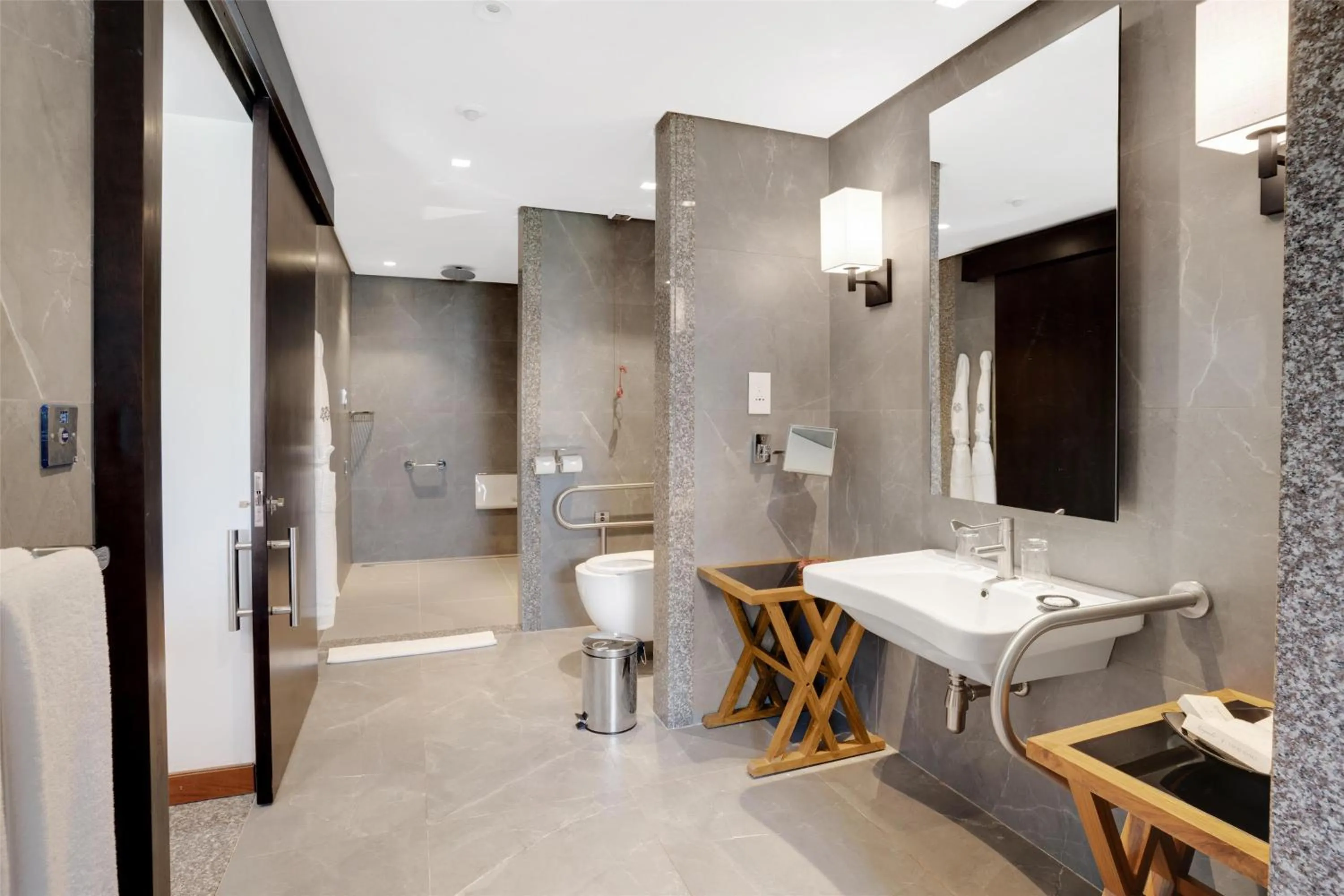 Bedroom in Kempinski Seychelles Resort