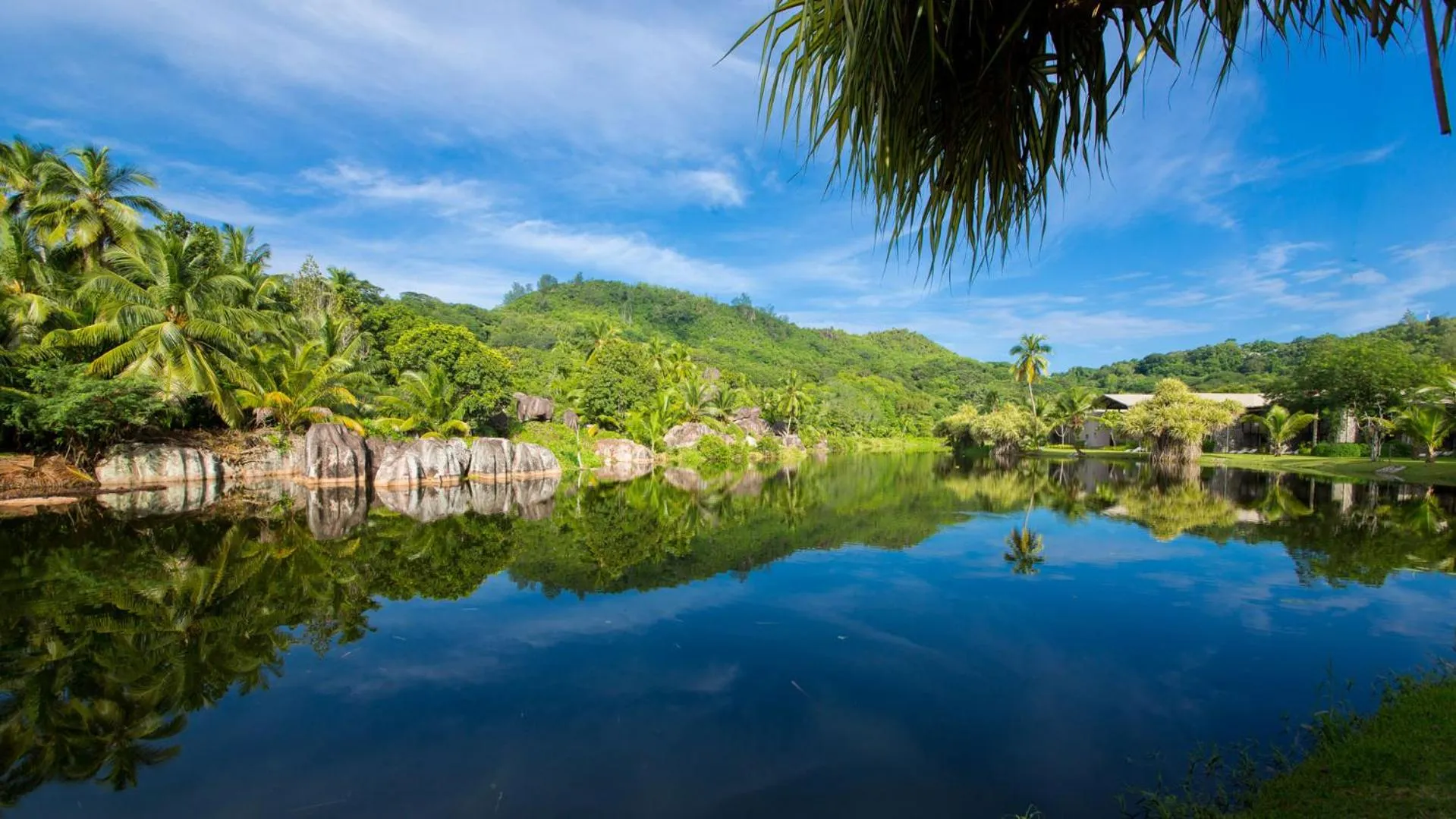 Lake view in Kempinski Seychelles Resort