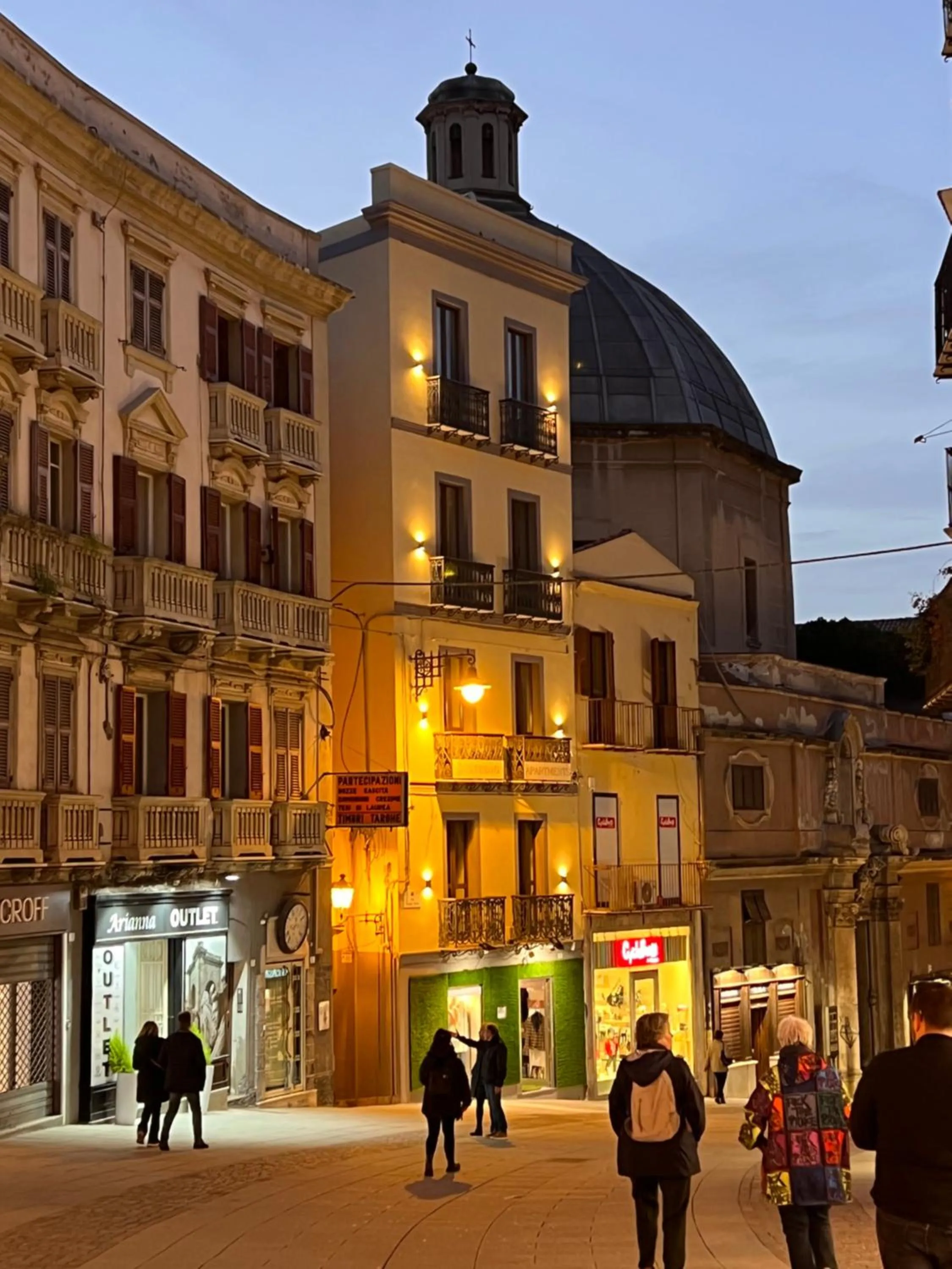 Property building in Studio Apartments Centro Storico Via Manno