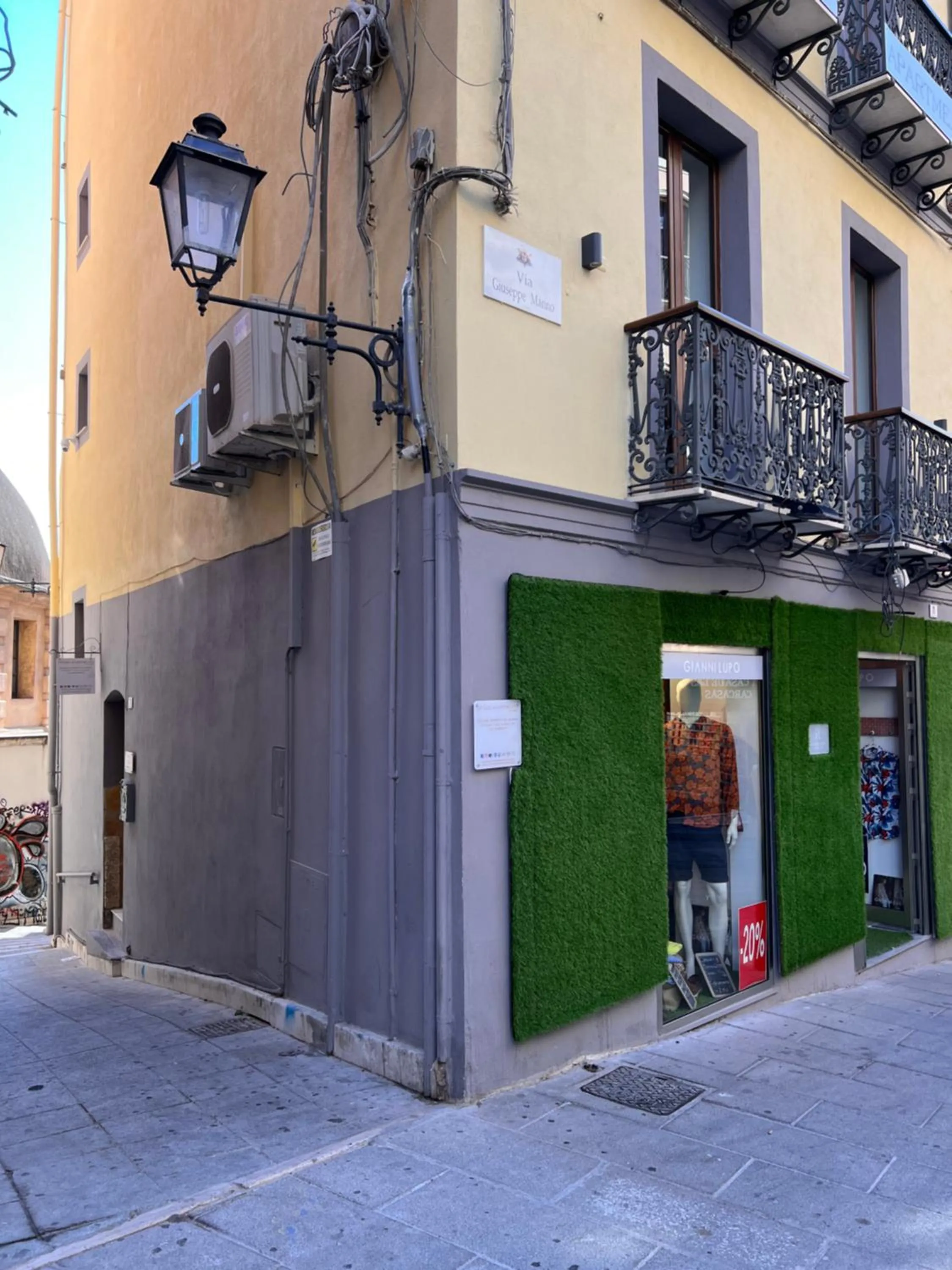 Property building in Studio Apartments Centro Storico Via Manno