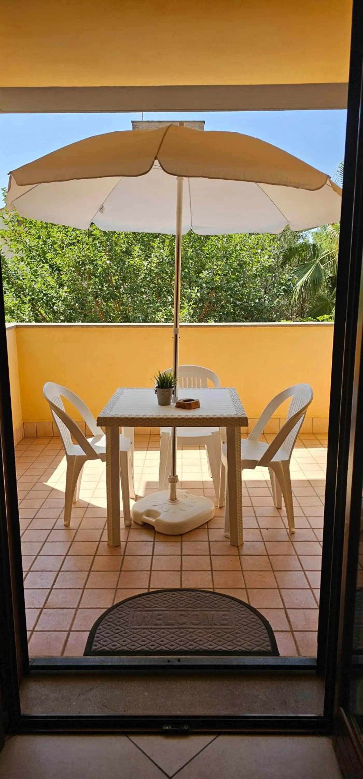 Balcony/Terrace in Fiumicino Inn Airport