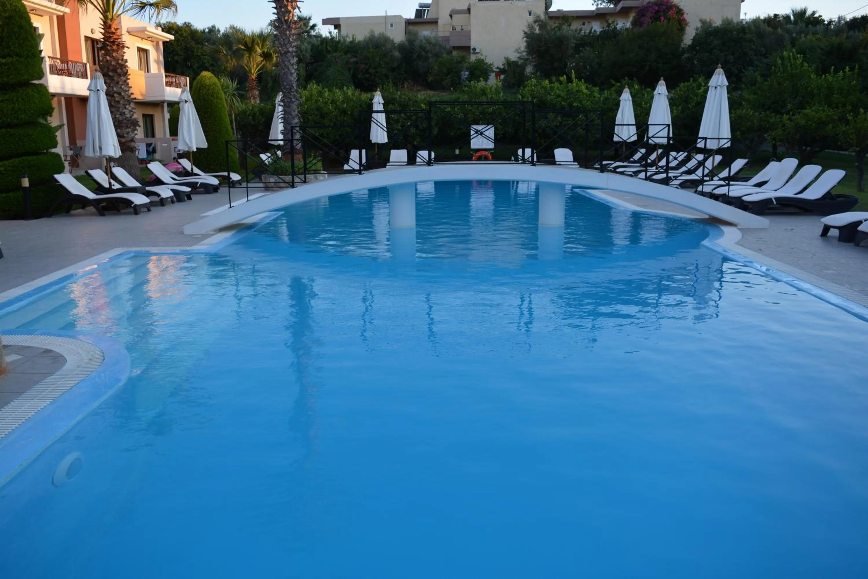 Swimming pool in Stavros Melathron Studios