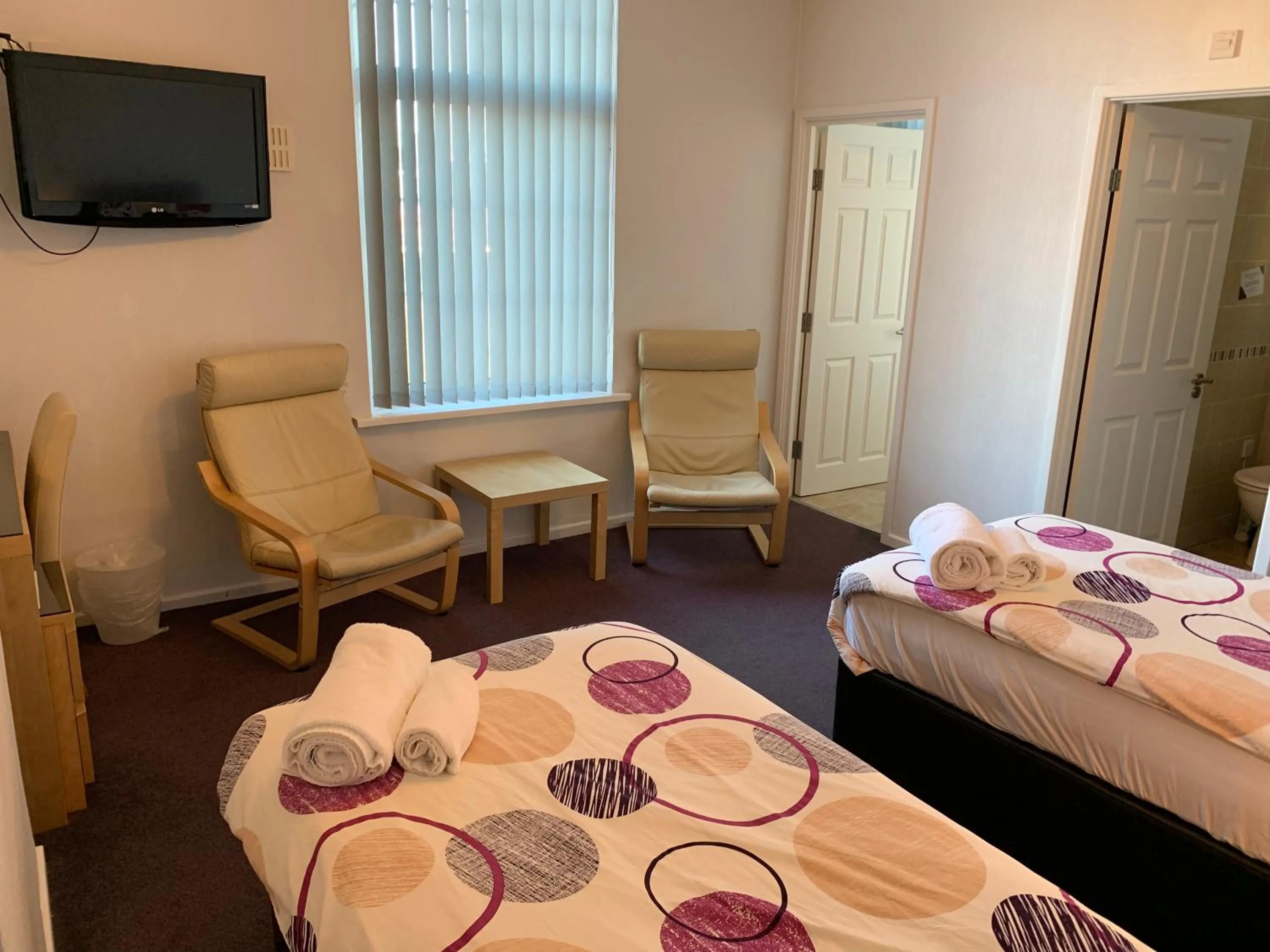 Bed in Austins Guest House