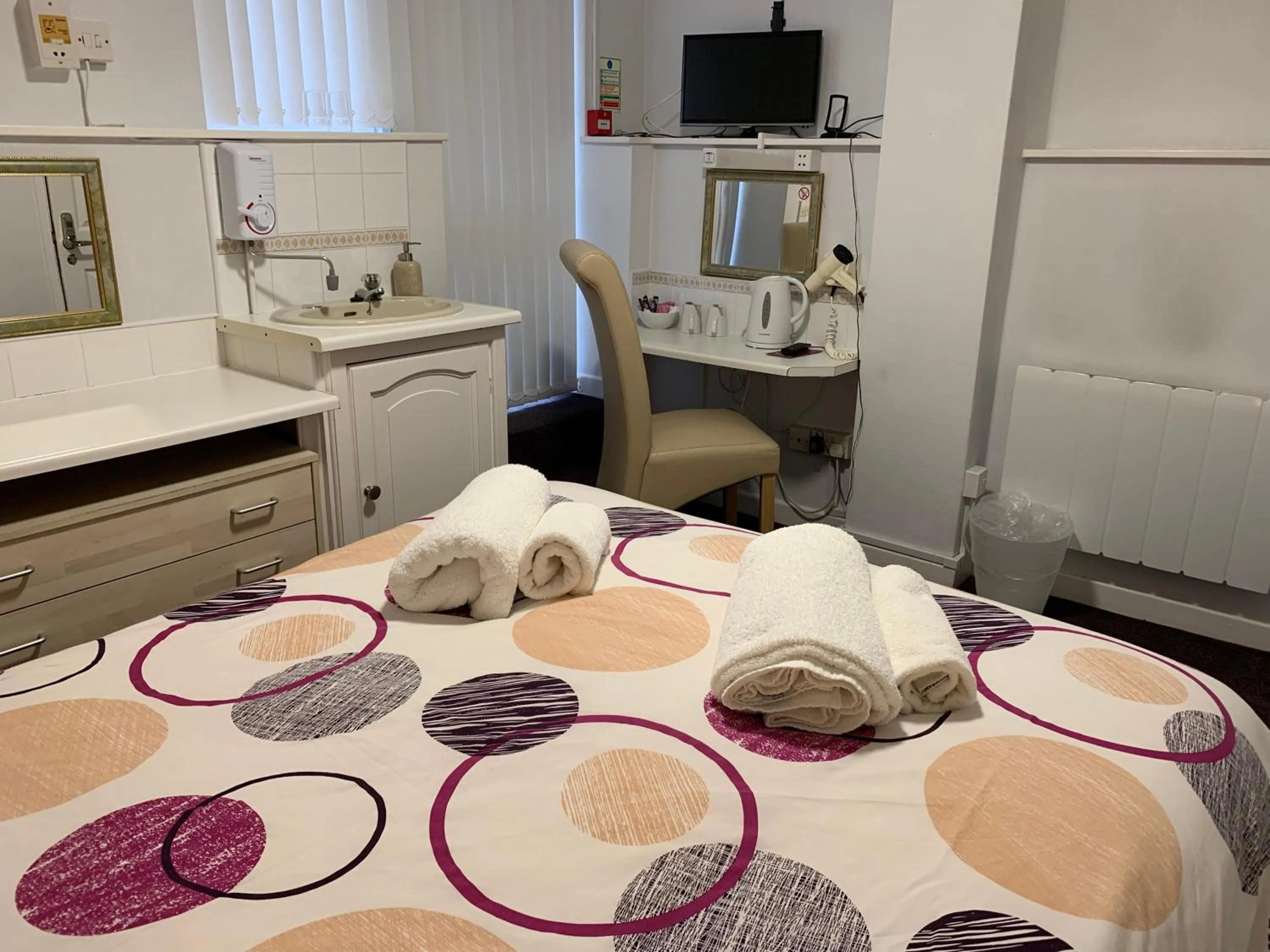 Bed in Austins Guest House