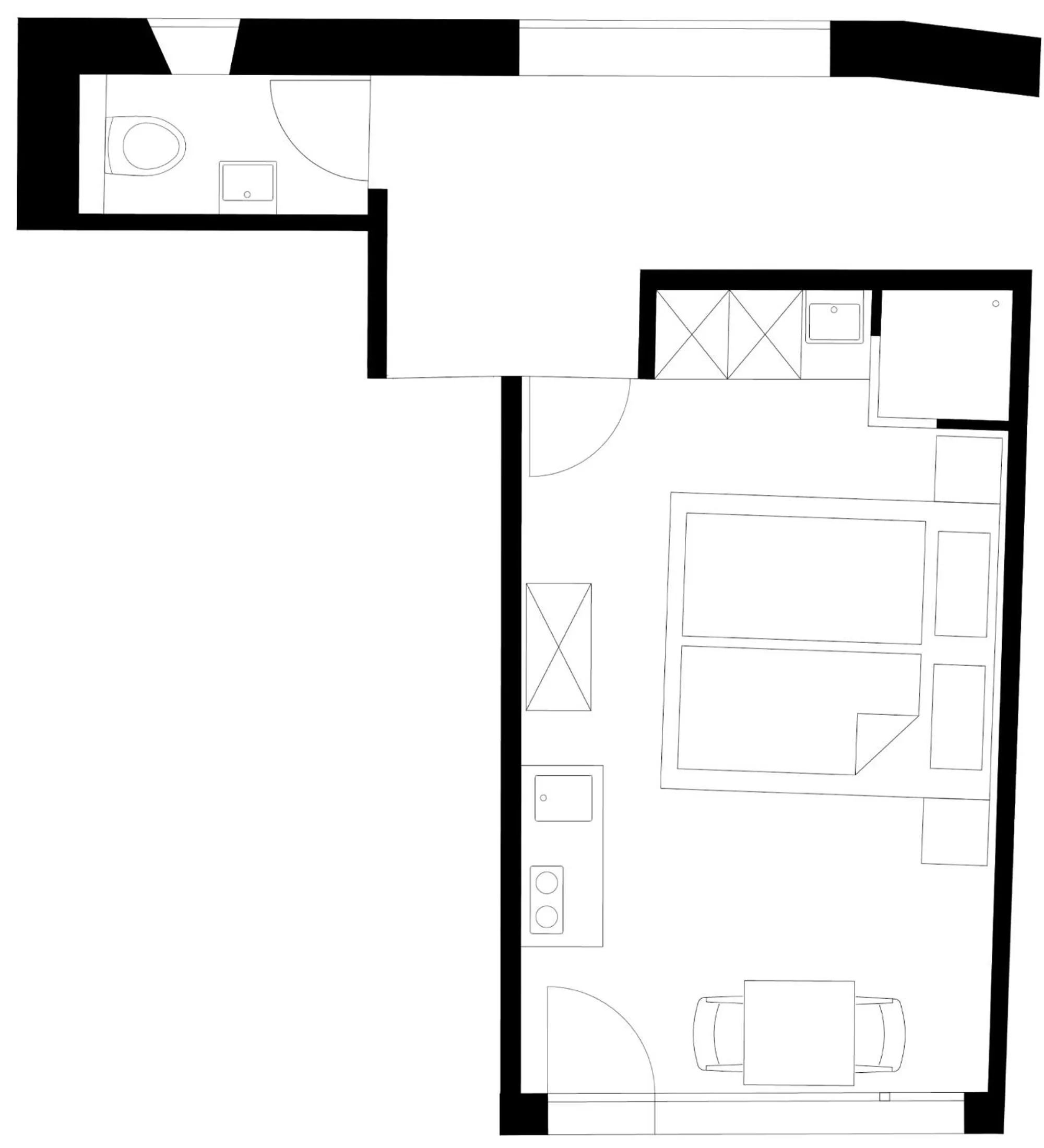 Photo of the whole room in Casa Las Caglias