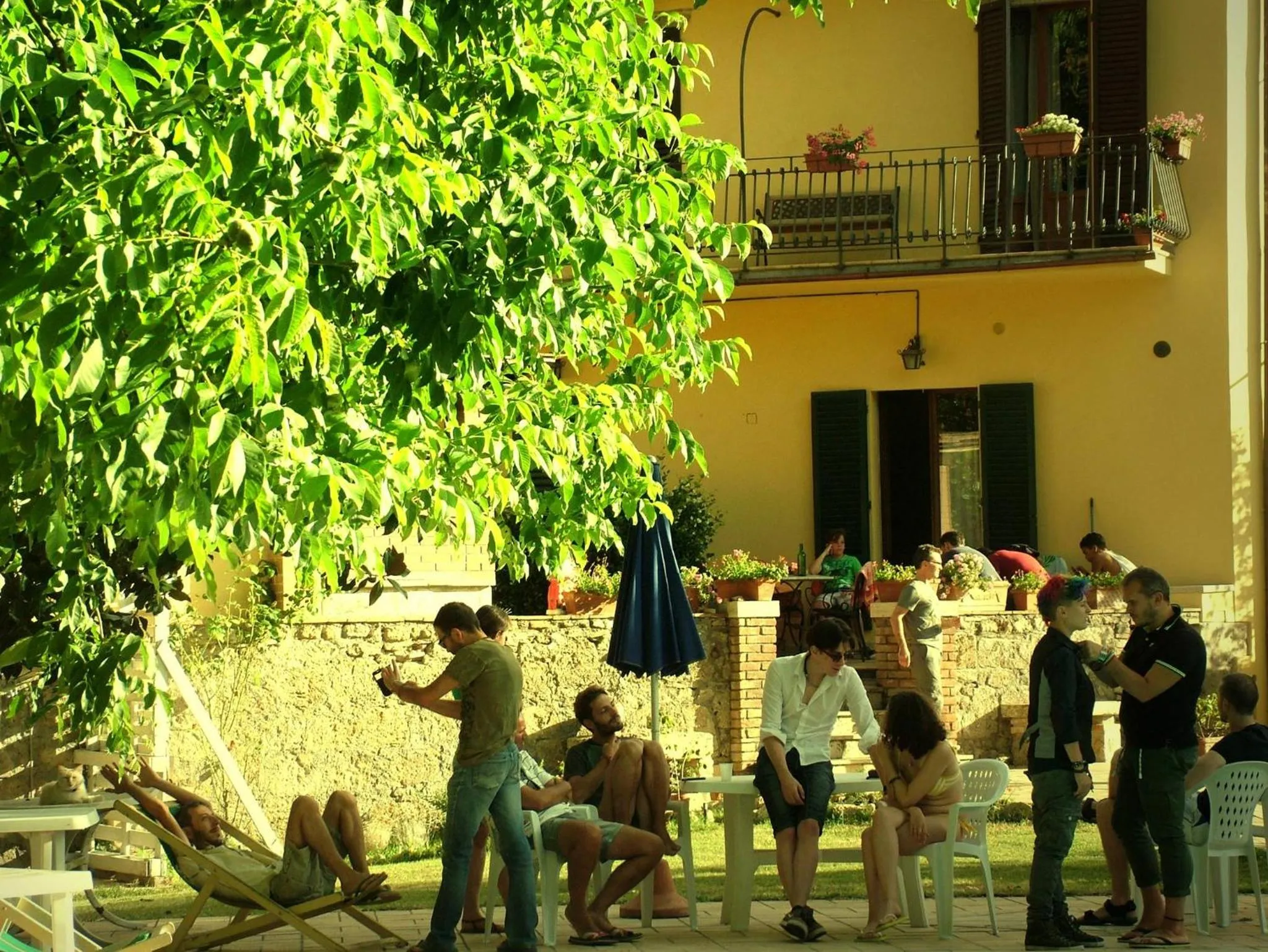 Garden in La Francigena