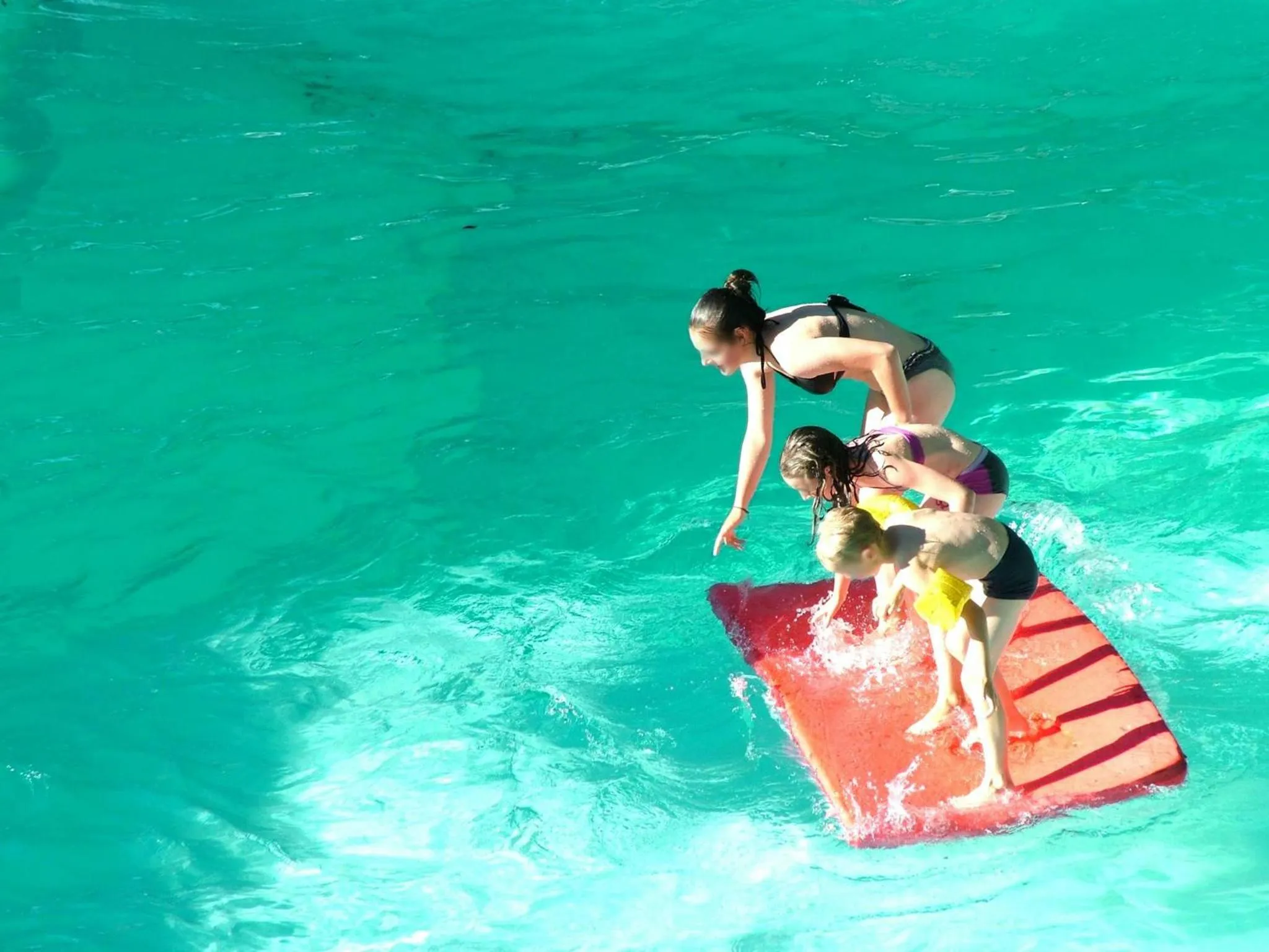 older children in La Francigena