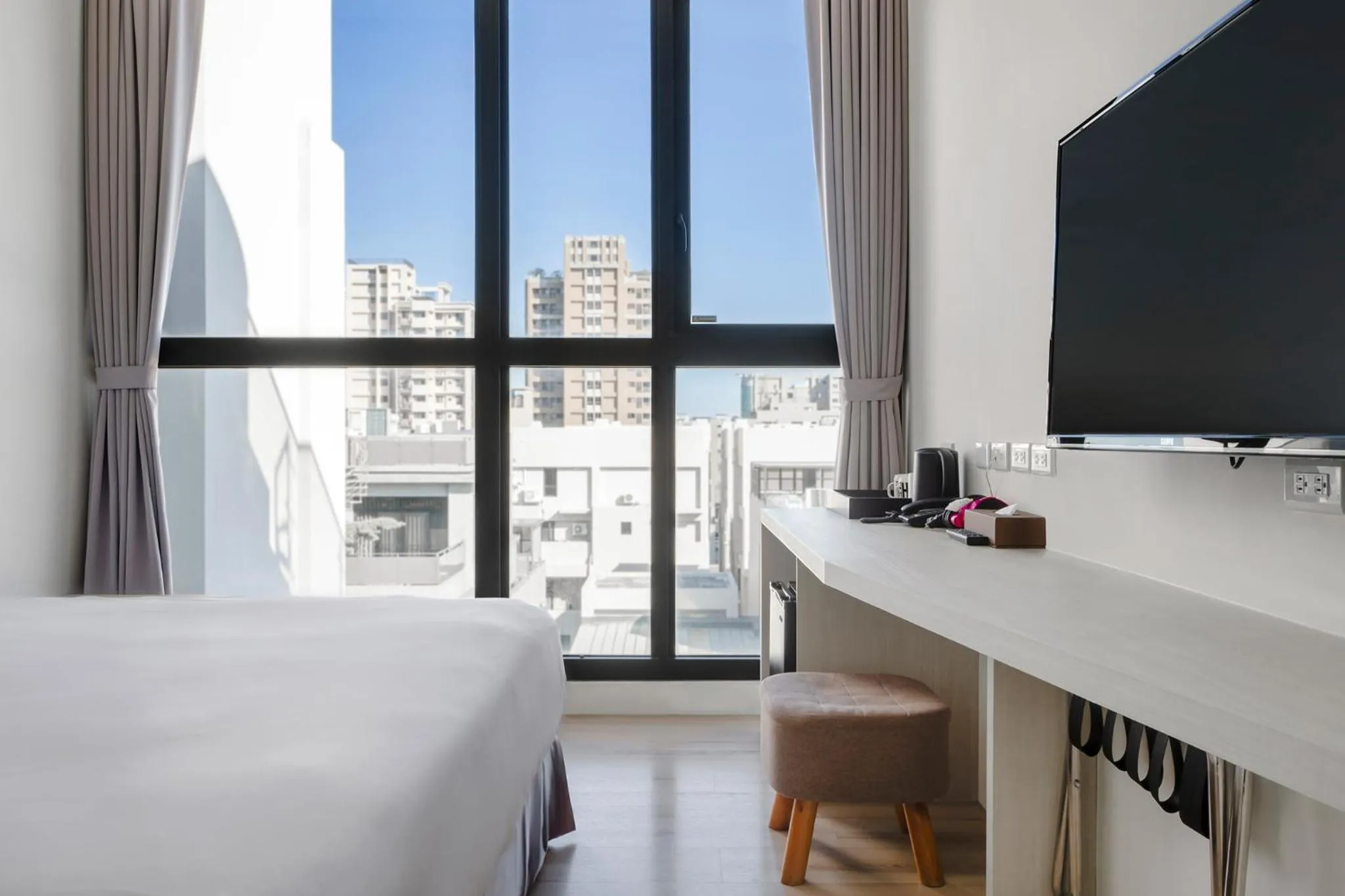 City view, Bed in CHECK inn Express Taichung Fuxing