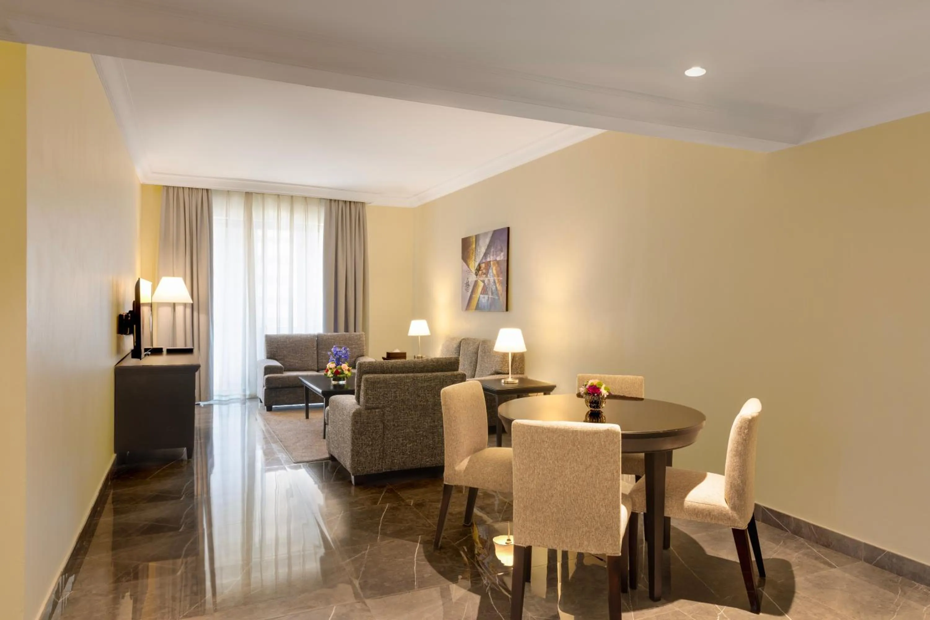 Living room in Dream City Hotel Apartments LLC