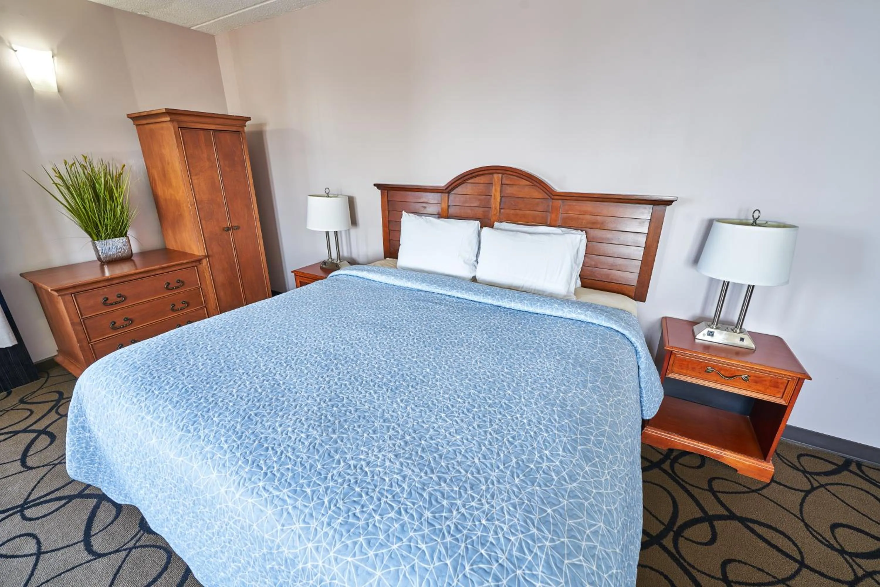 Bed in Seaport Resort and Marina