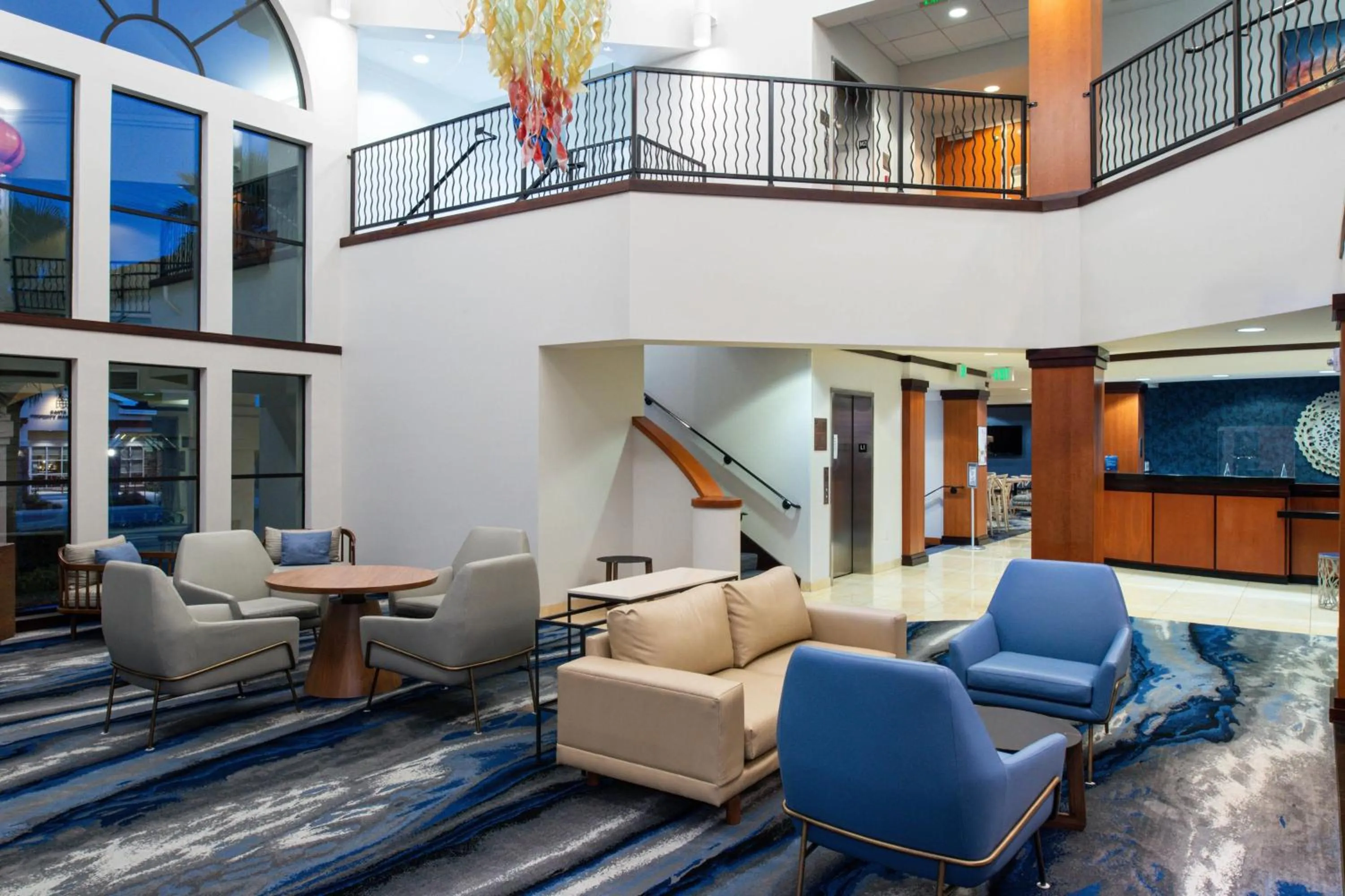 Lobby or reception in Fairfield Inn & Suites Santa Cruz - Capitola