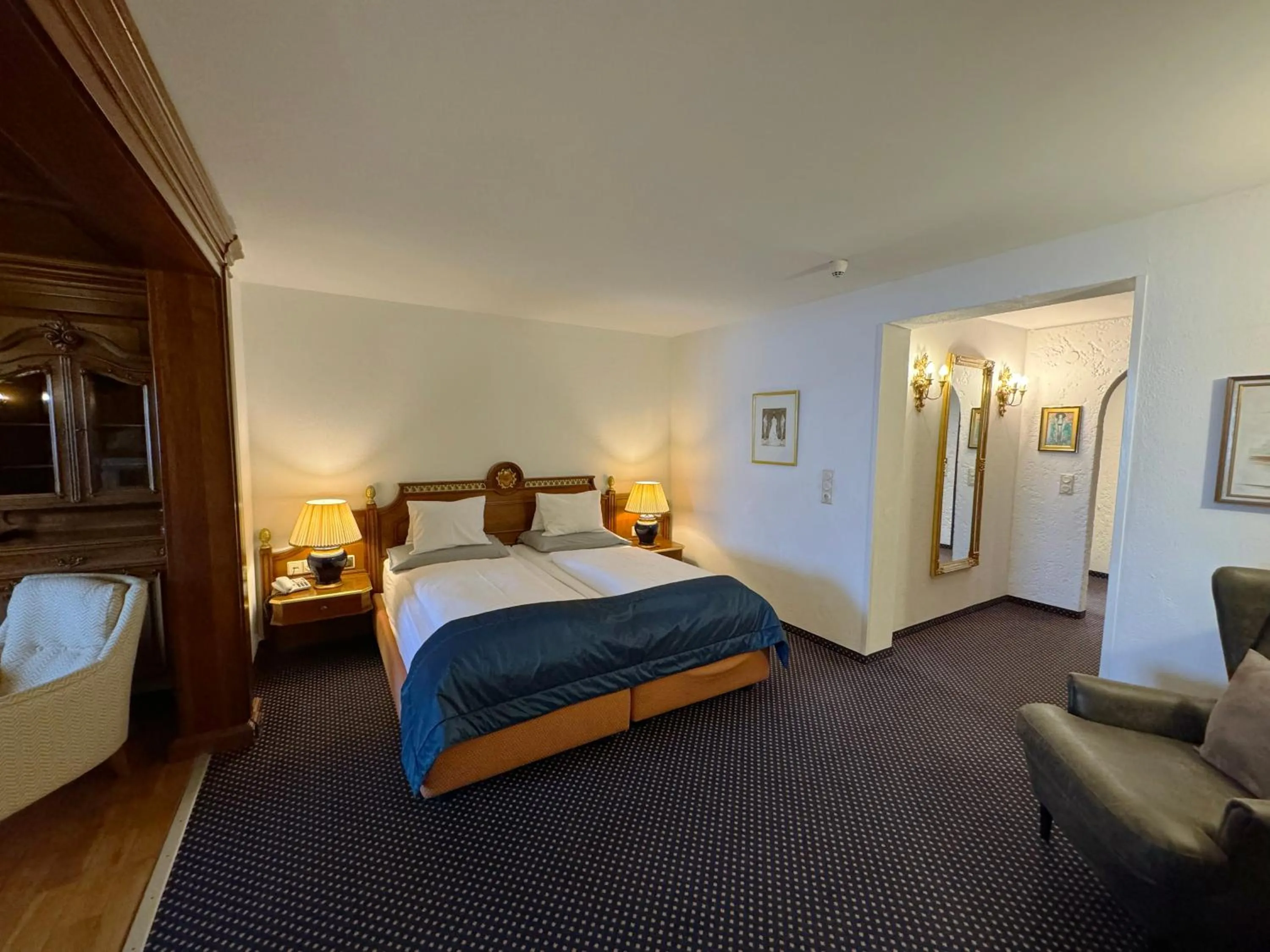 Bed in Hotel Hocheder