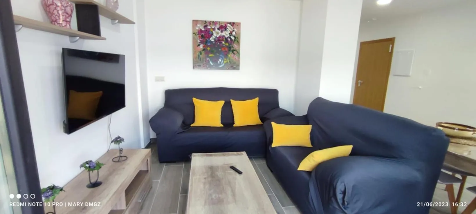 Living room in Hotel Brisa del Mar