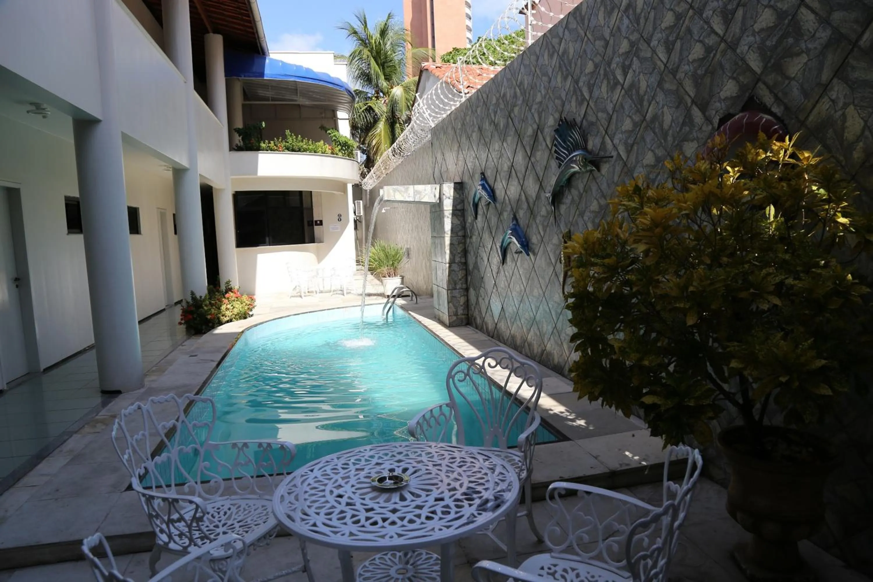 Pool view in Hotel Poyares