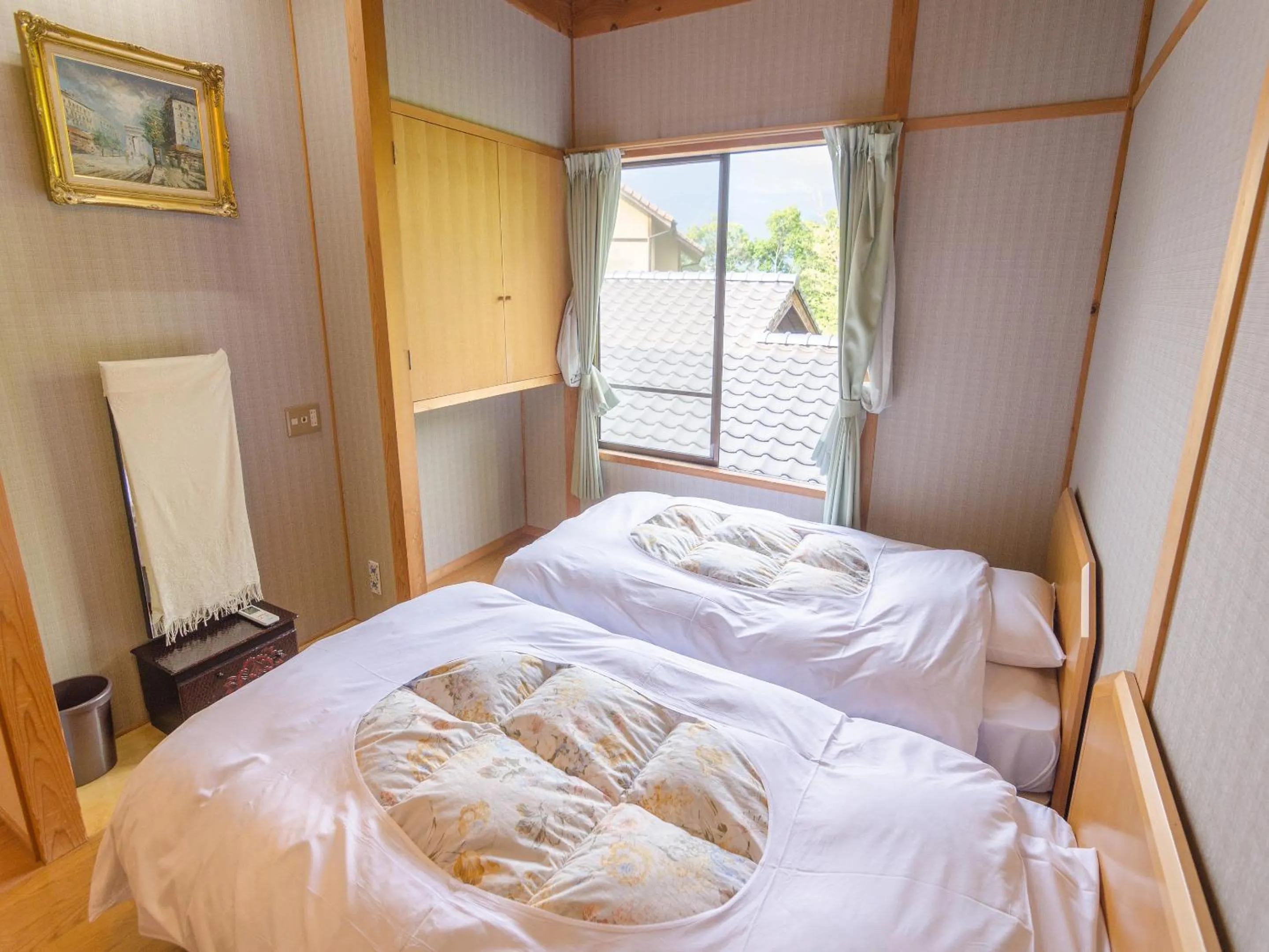 Bed in Ryokan Fukinoya