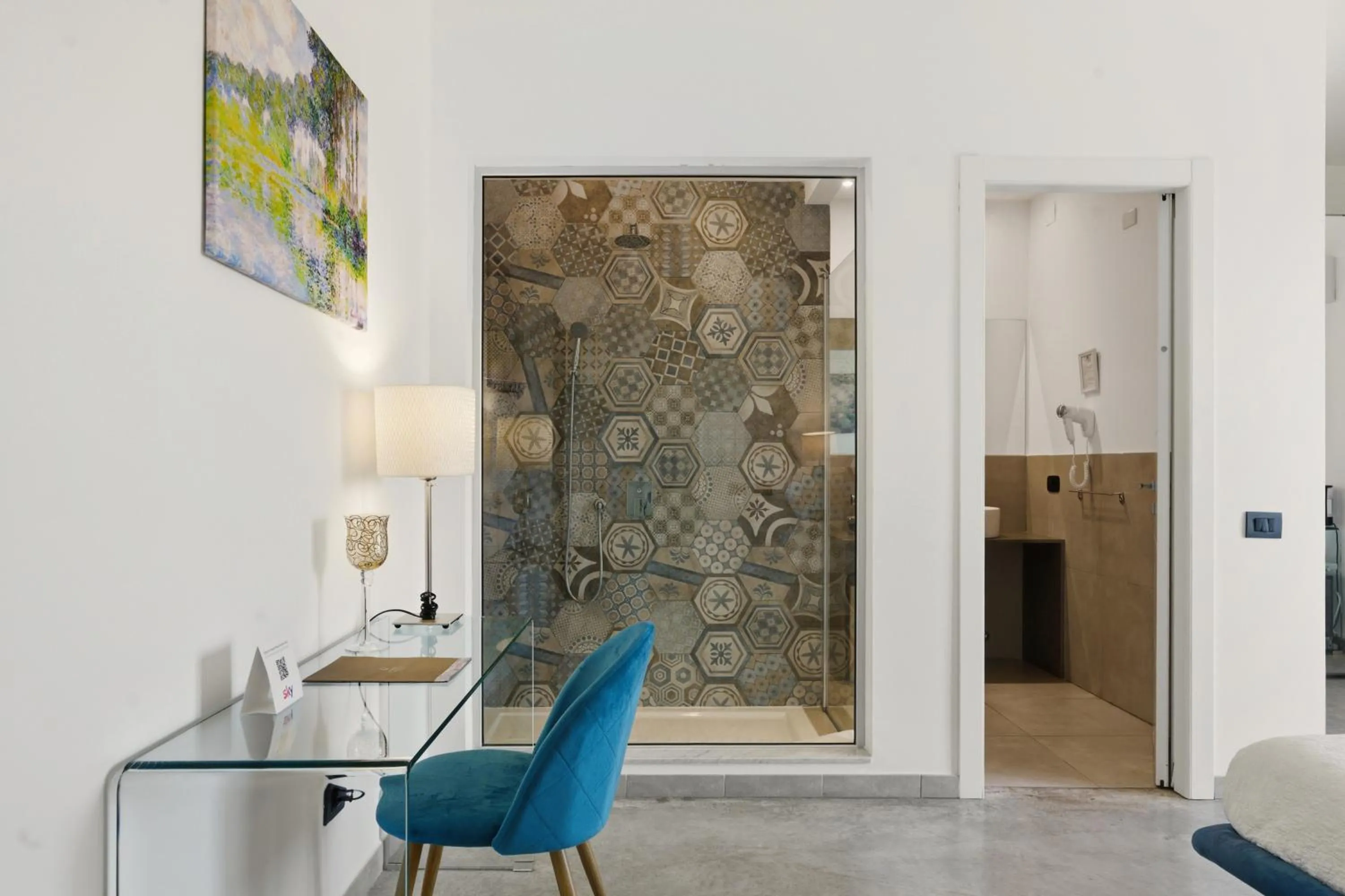 Bathroom in Villa Landolina