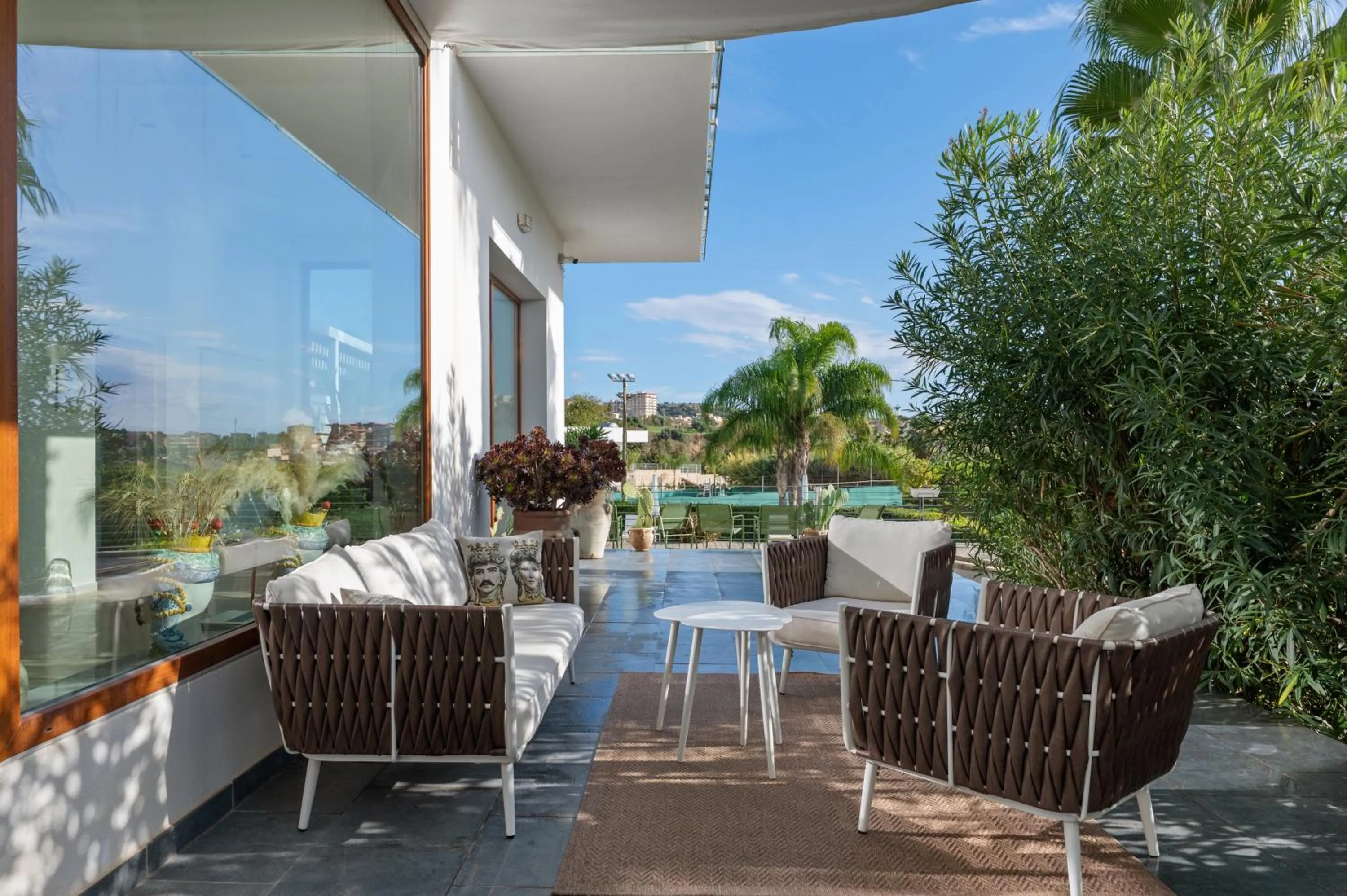 Patio in Villa Landolina