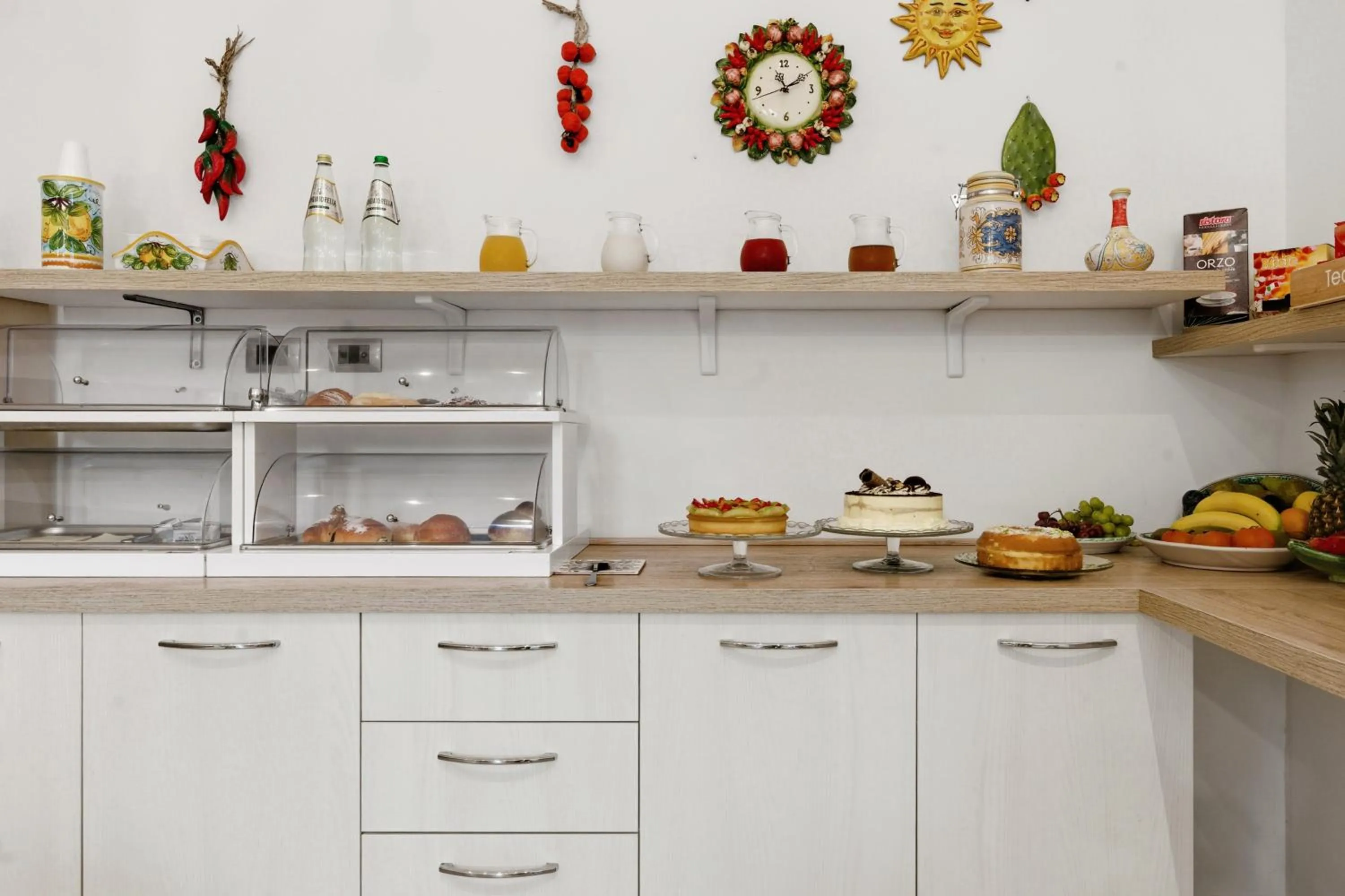 Food and drinks in Villa Landolina