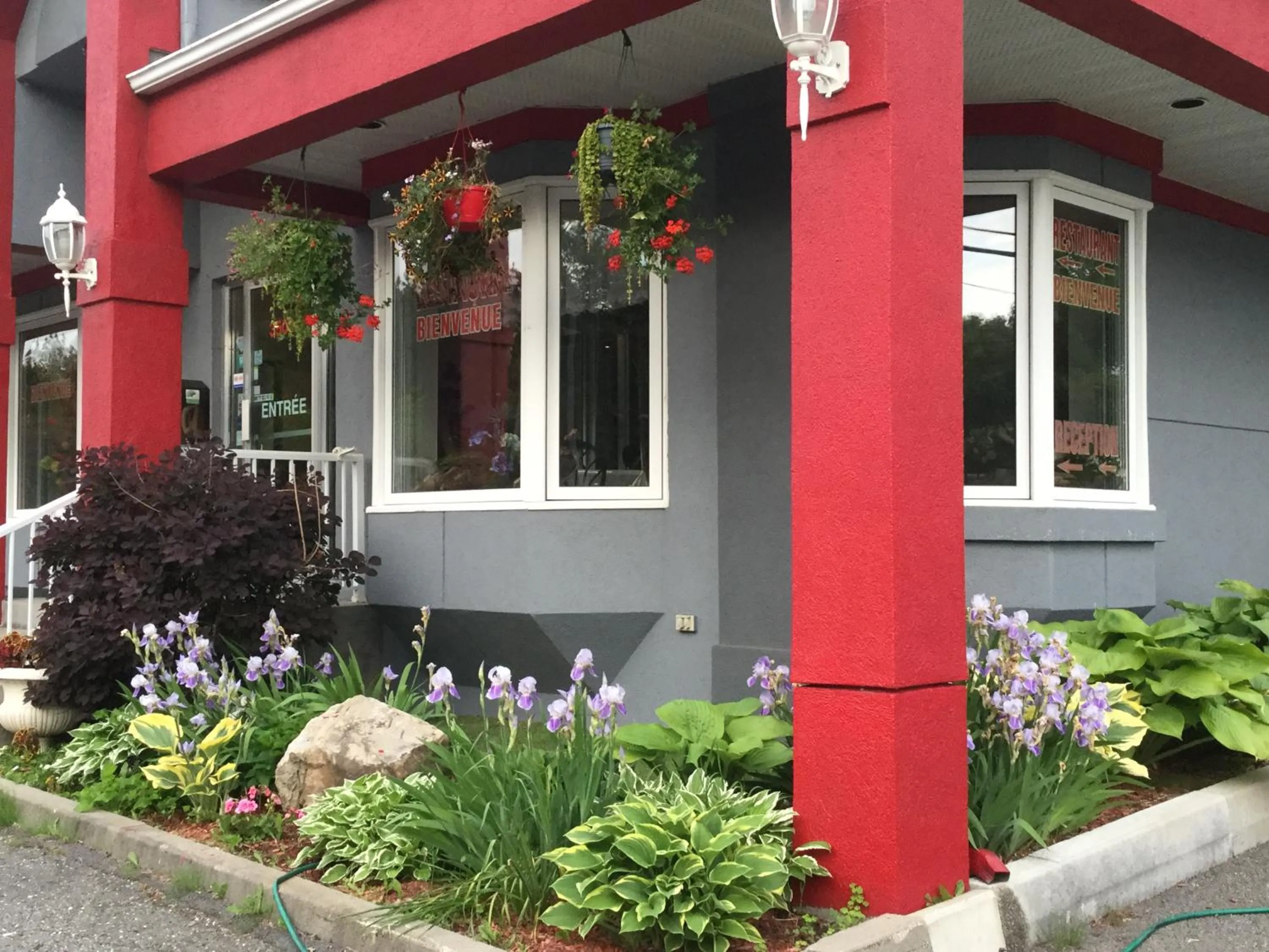 Garden in Hotel Motel Hospitalité